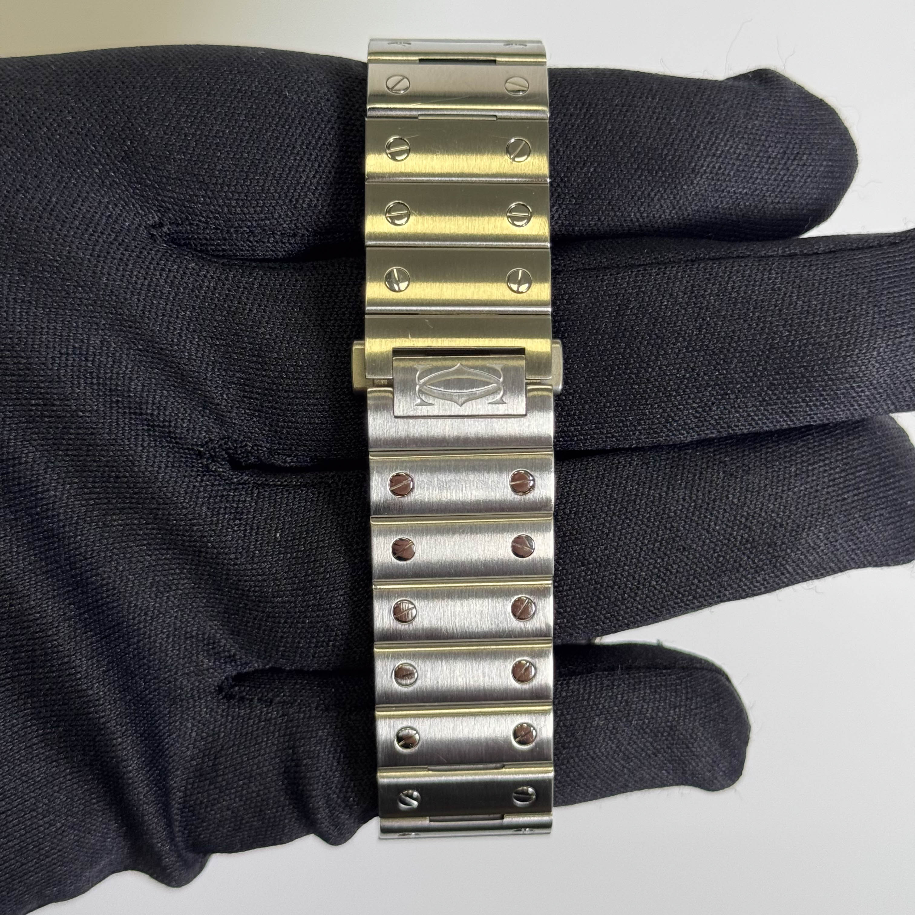Cartier Santos 40mm White Dial Watch Ref# WSSA0018 - Image 4