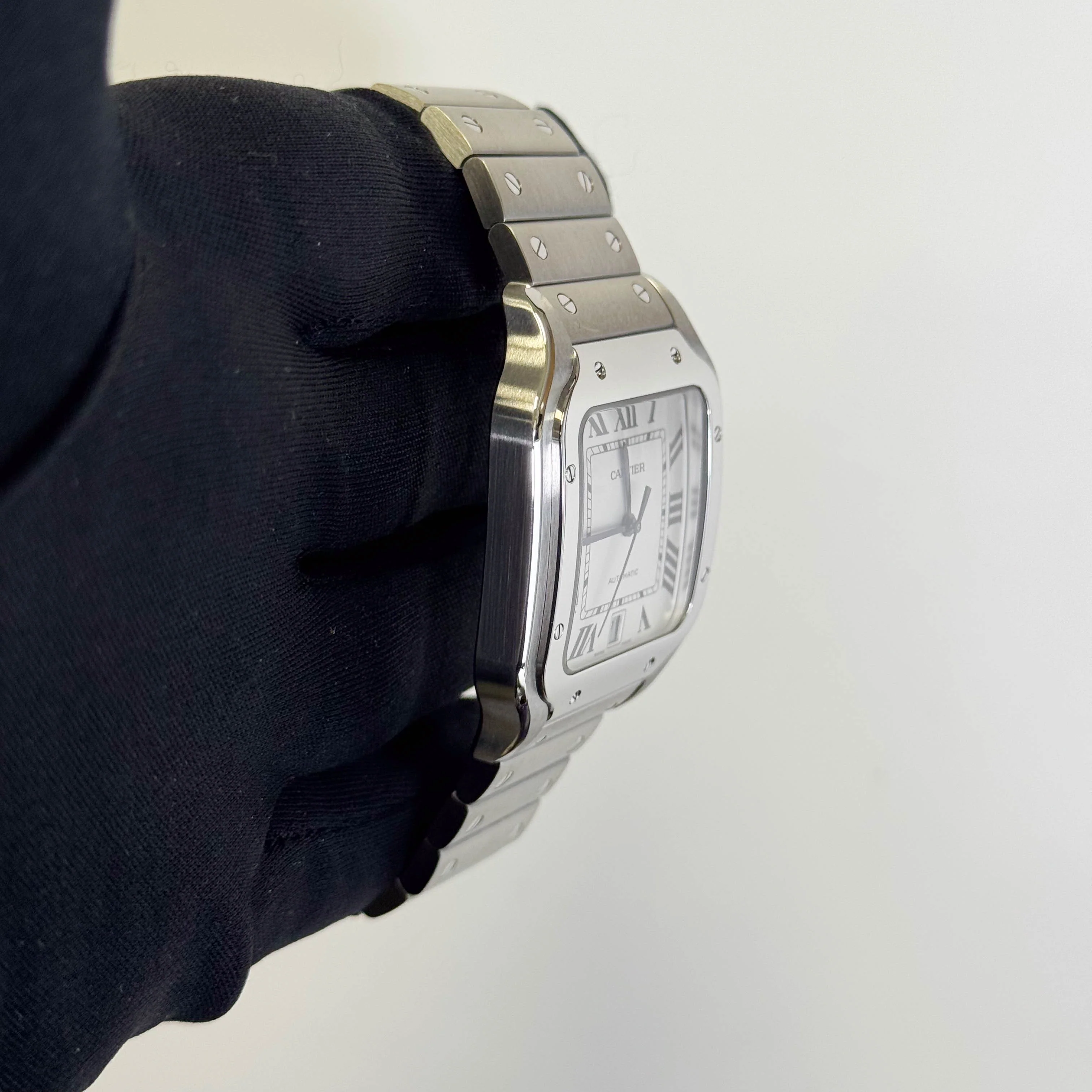 Cartier Santos 40mm White Dial Watch Ref# WSSA0018 - Image 3