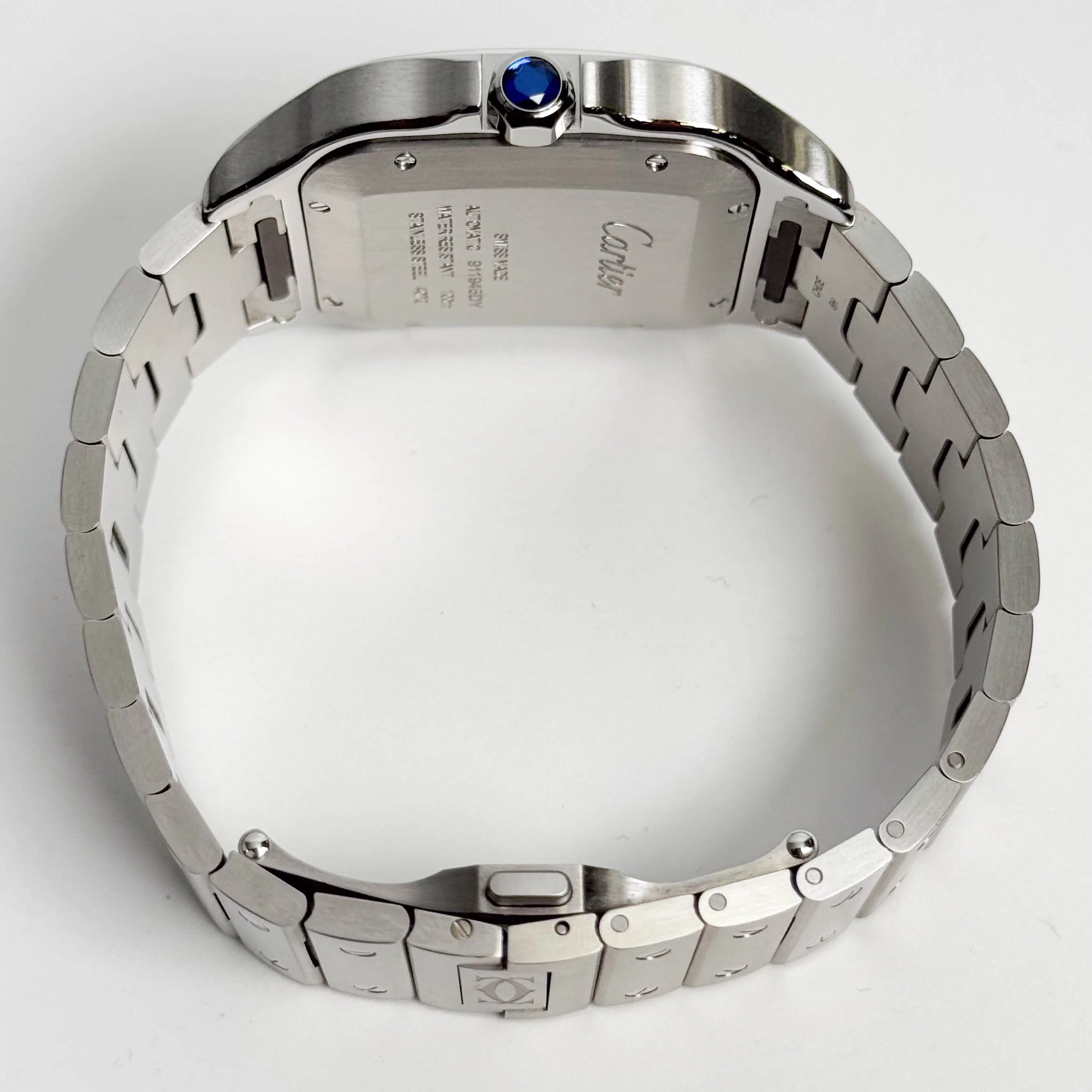 Cartier Santos 40mm White Dial Watch Ref# WSSA0018 - Image 5