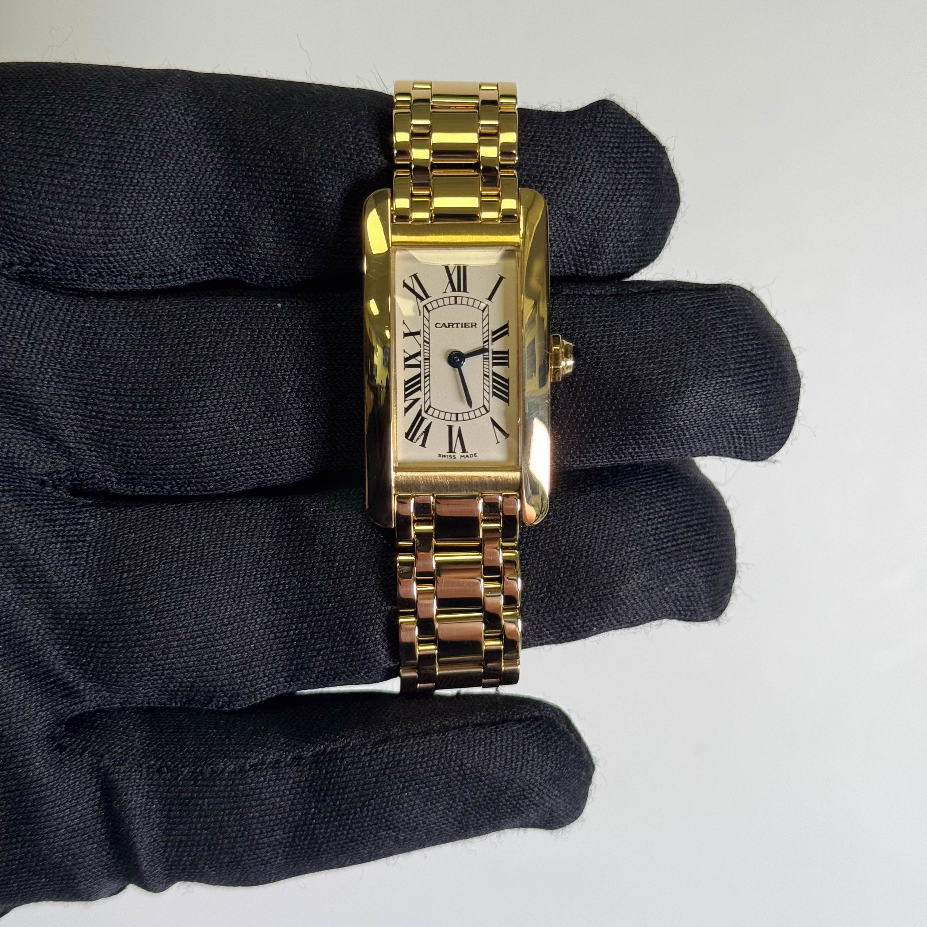 Cartier Tank 19mm White Dial Watch Ref# W26015K2 - Image 5