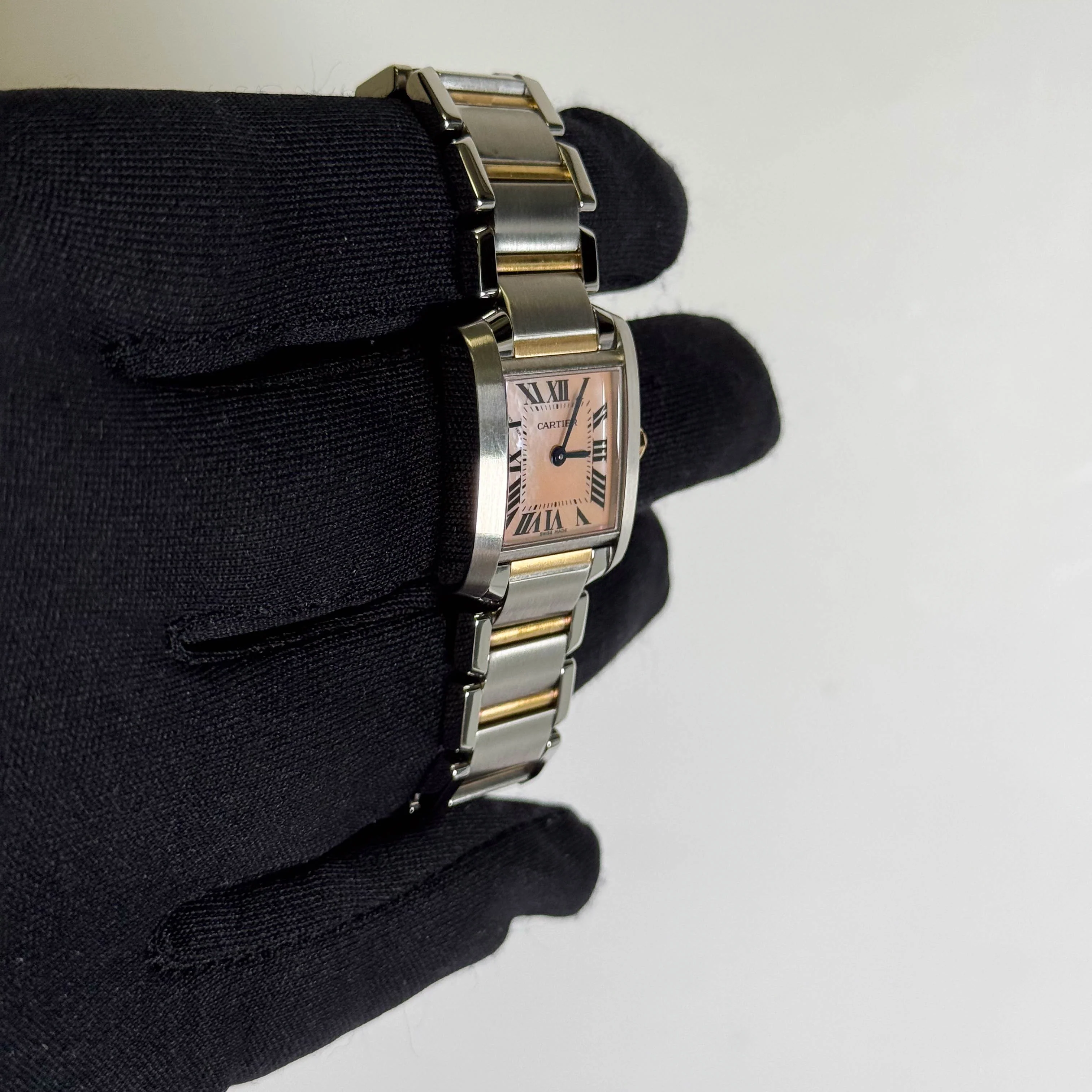 Cartier Tank 20mm Pink Dial Watch Ref# W51027Q4 - Image 3