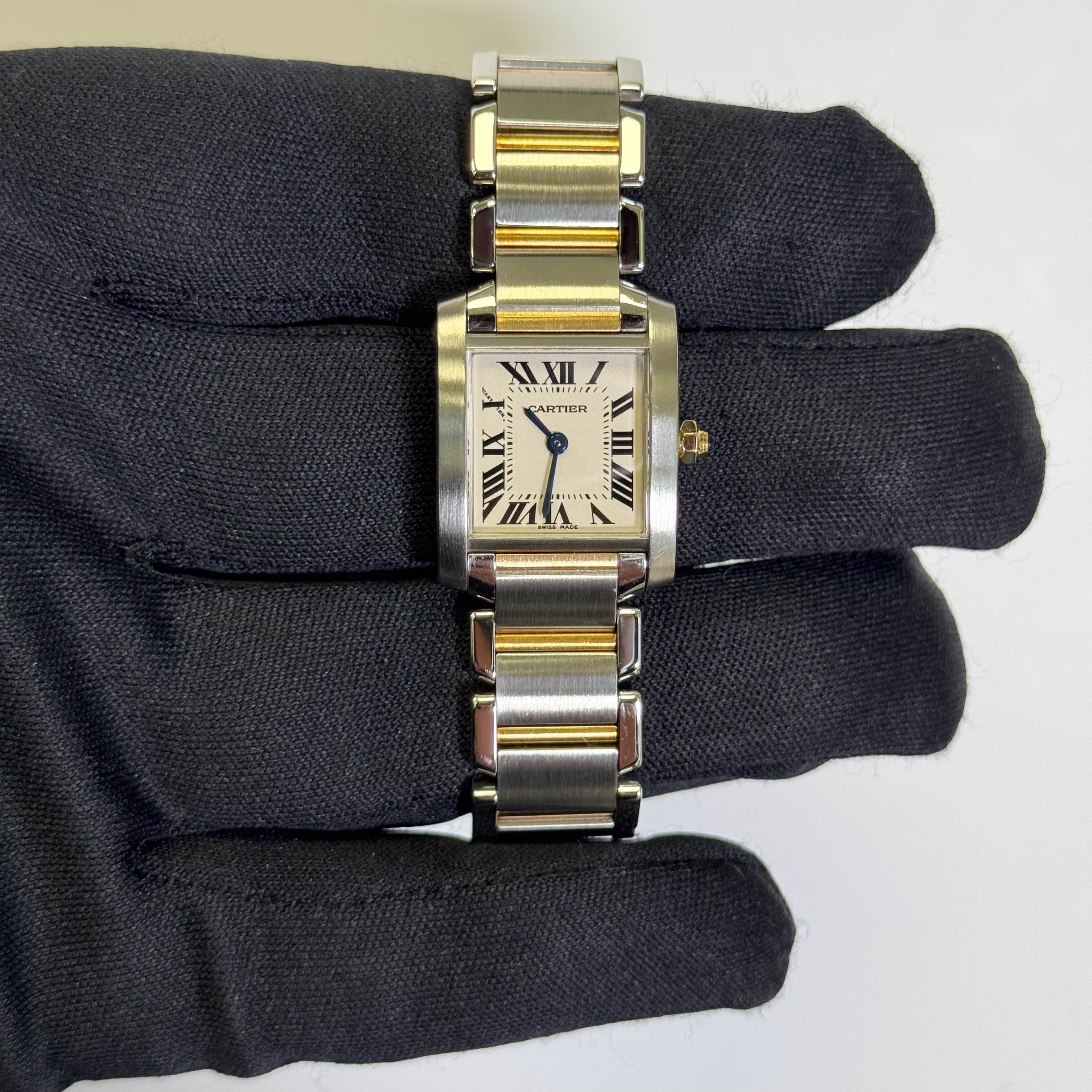 Cartier Tank 20mm White Dial Watch Ref# W51007Q4 - Image 2