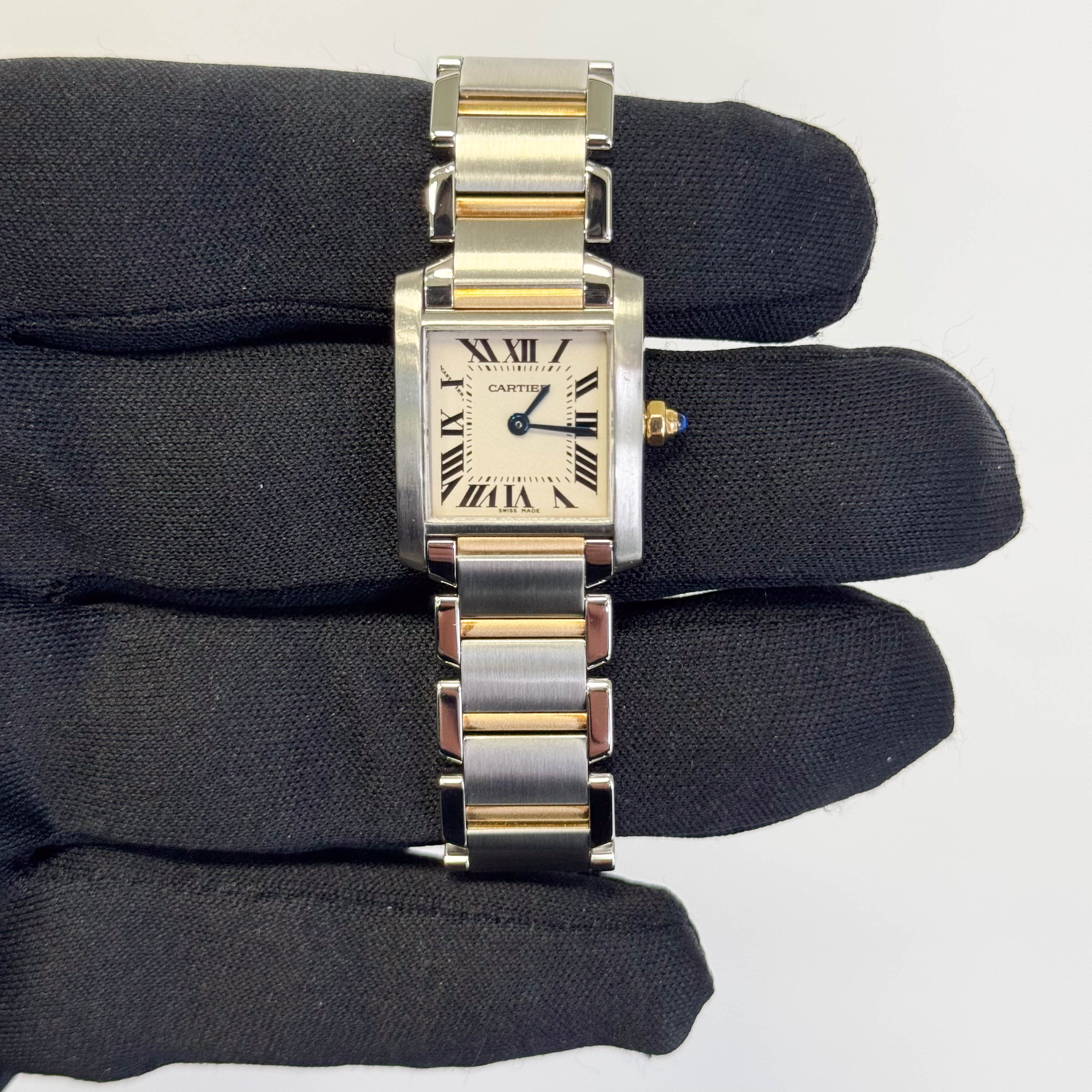 Cartier Tank 20mm White Dial Watch Ref# W51007Q4 - Image 2