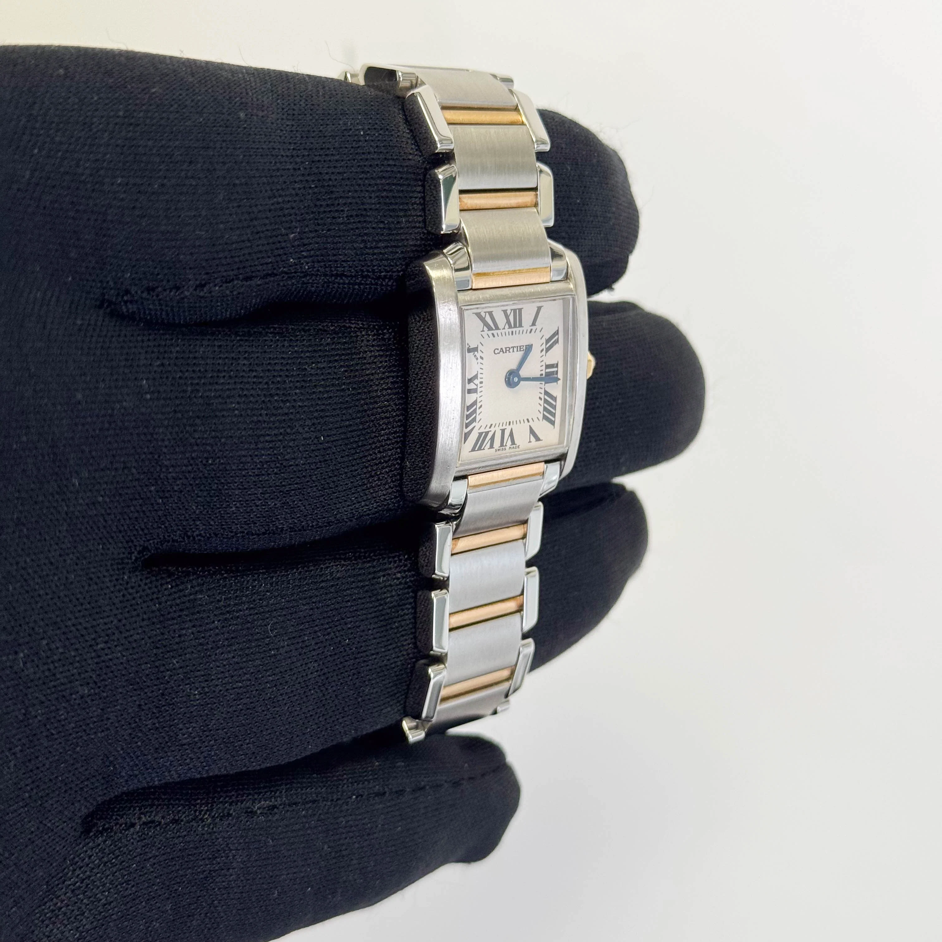 Cartier Tank 20mm White Dial Watch Ref# W51007Q4 - Image 3
