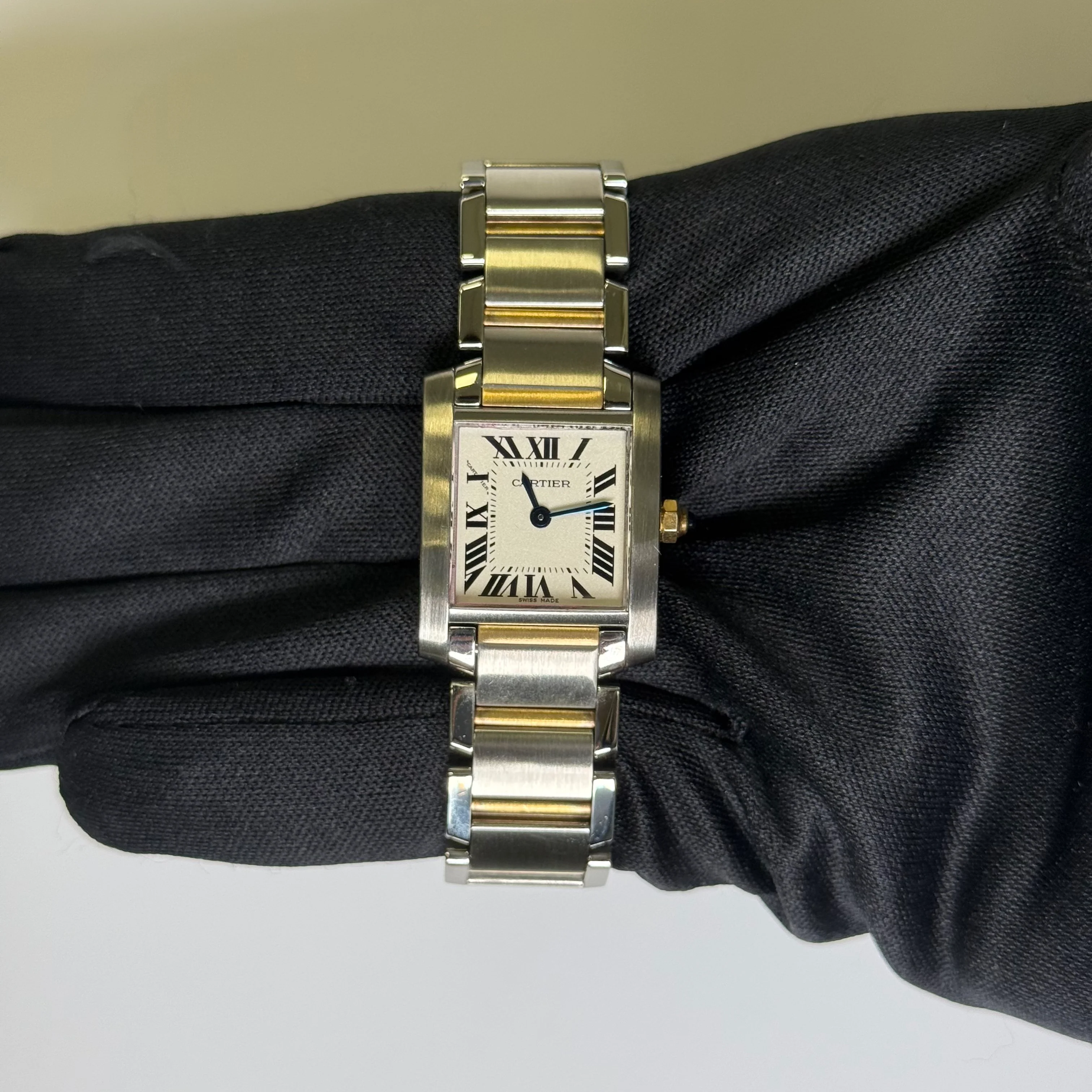 Cartier Tank 20mm White Dial Watch Ref# W51007Q4 - Image 2
