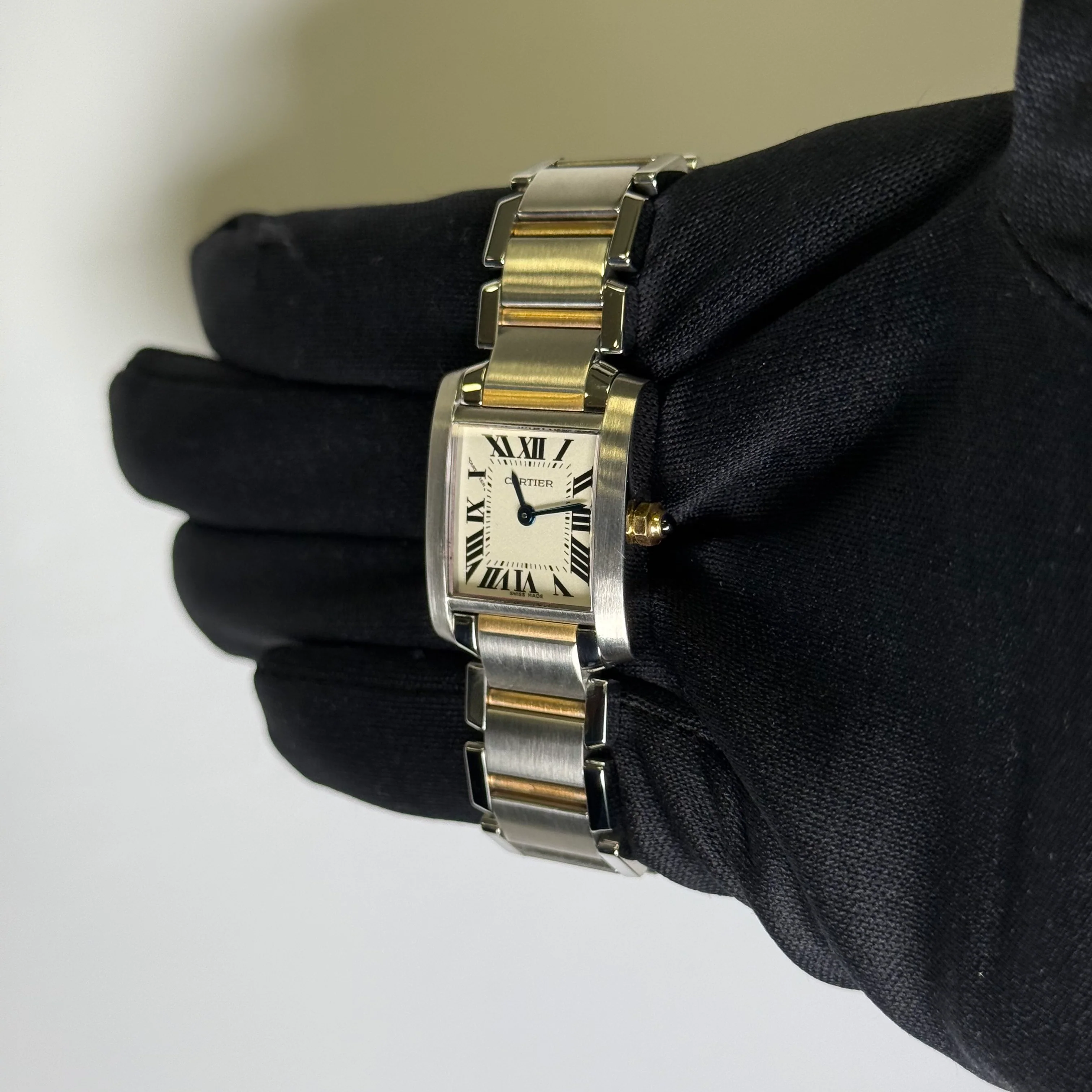 Cartier Tank 20mm White Dial Watch Ref# W51007Q4 - Image 3