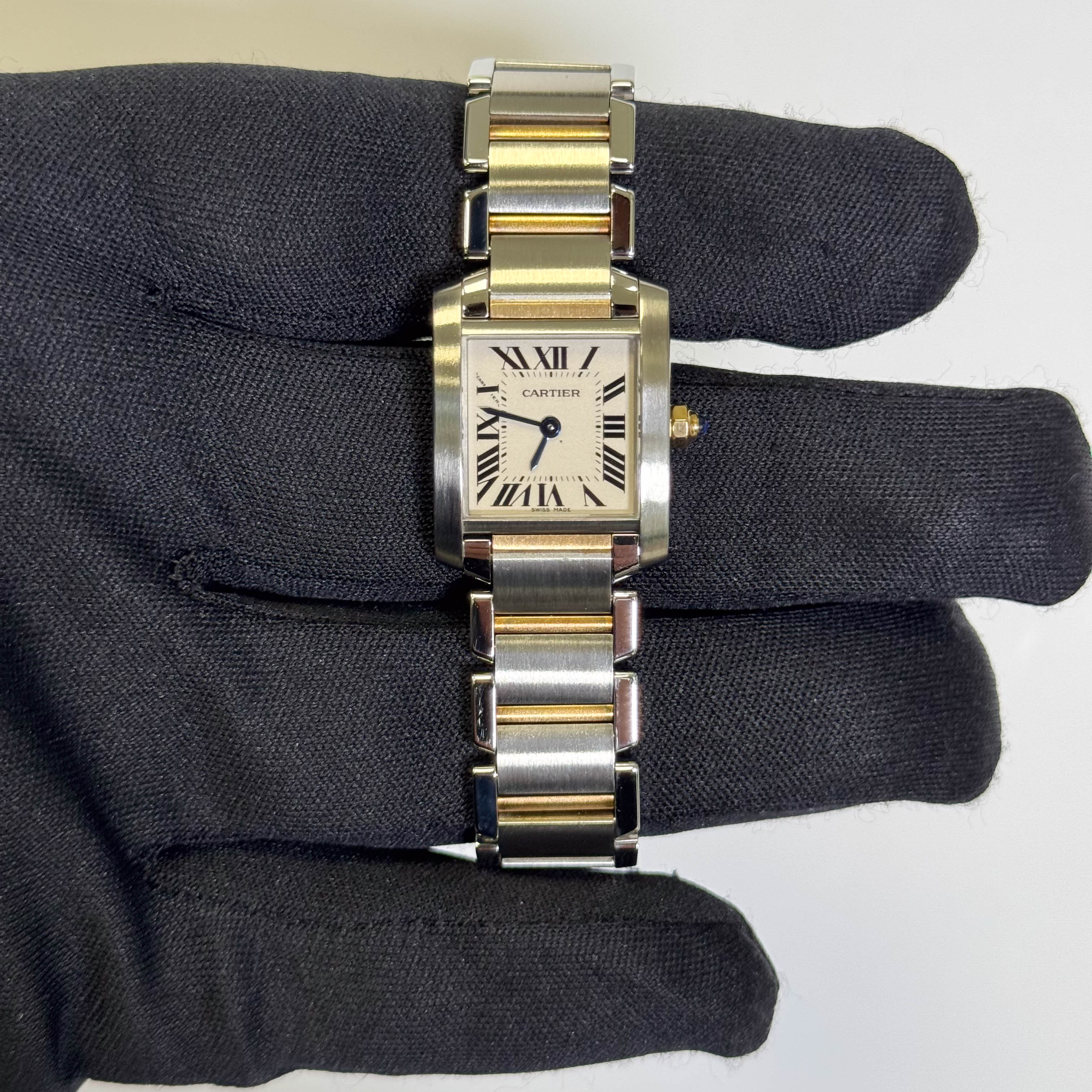 Cartier Tank 20mm White Dial Watch Ref# W51007Q4 - Image 2