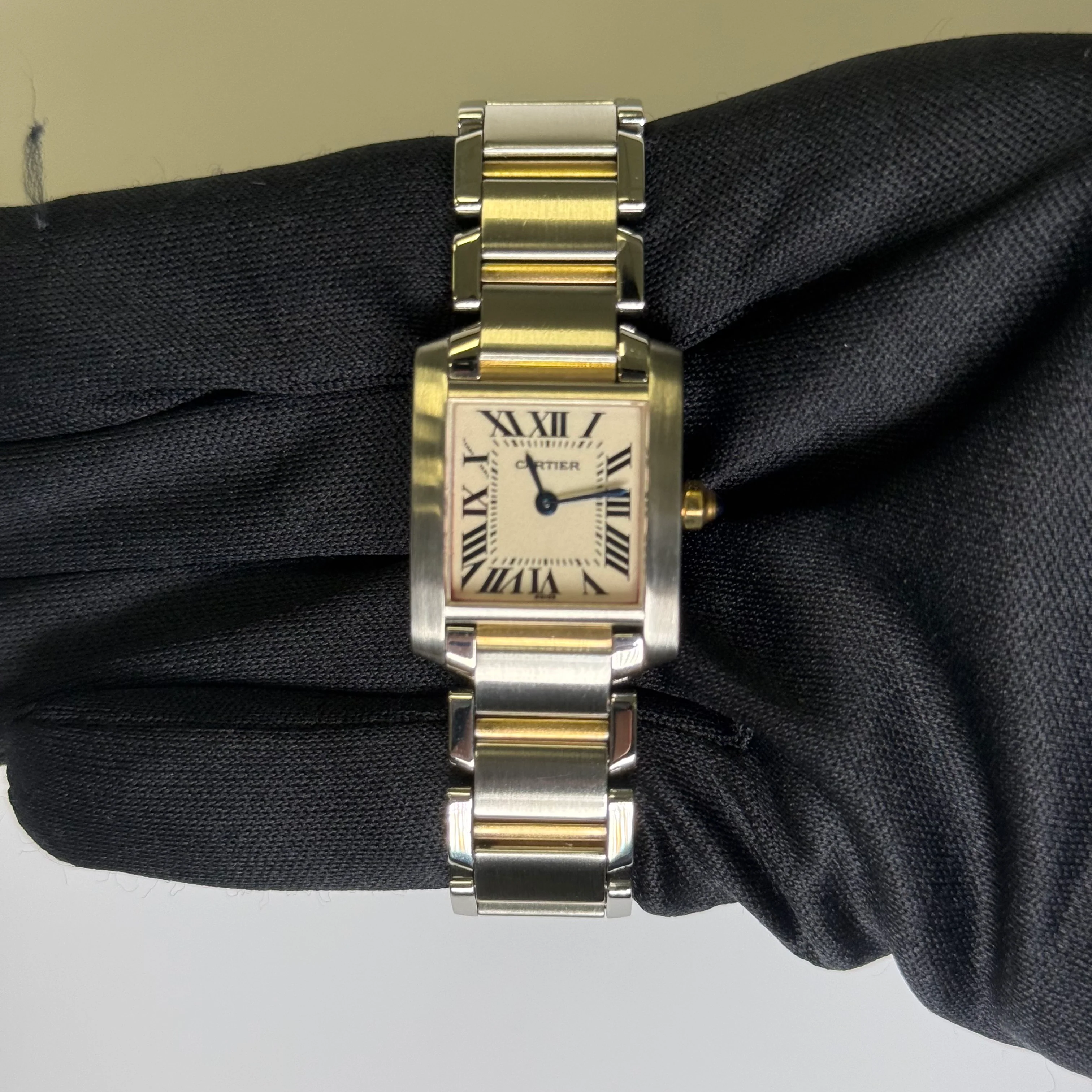 Cartier Tank 20mm White Dial Watch Ref# W51007Q4 - Image 2