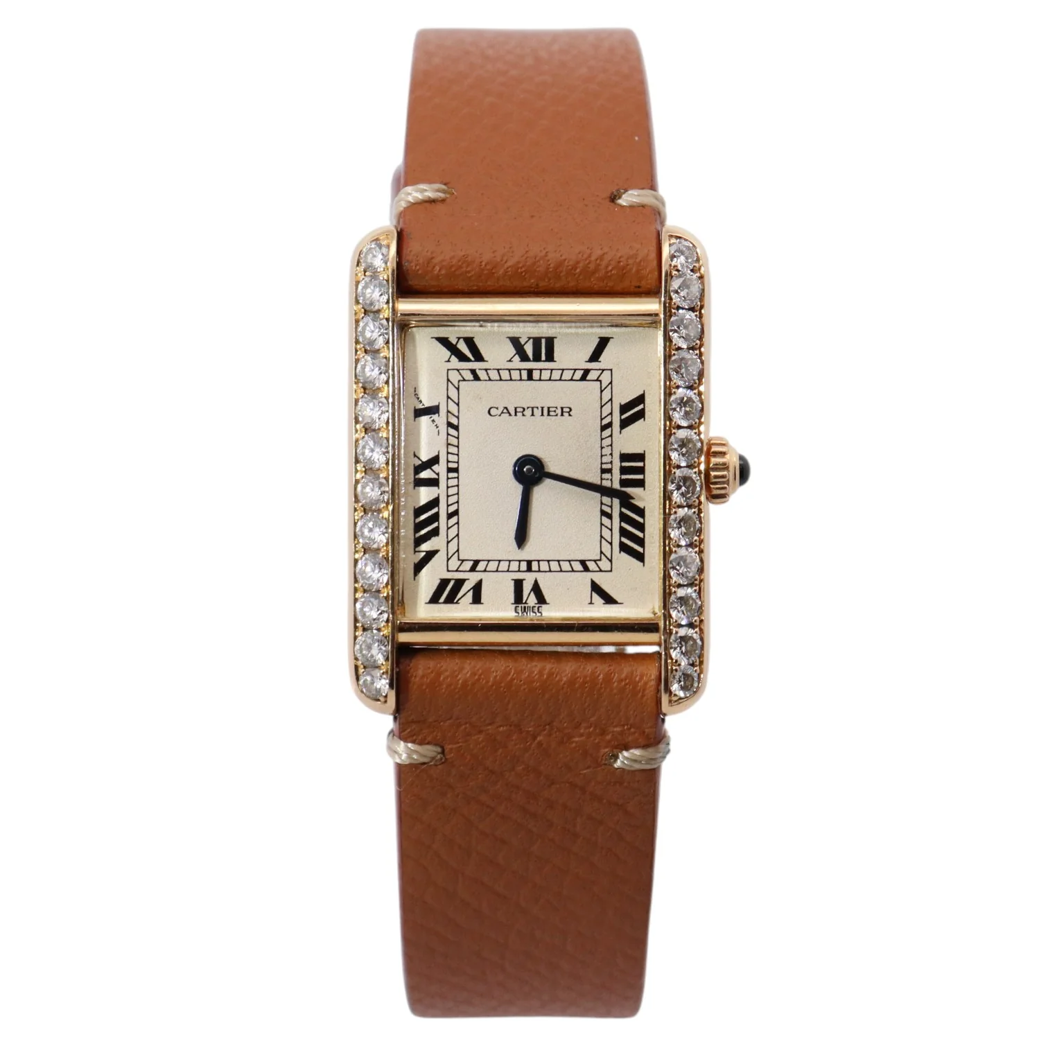 Cartier Tank 21mm White Dial Watch Ref# TANK