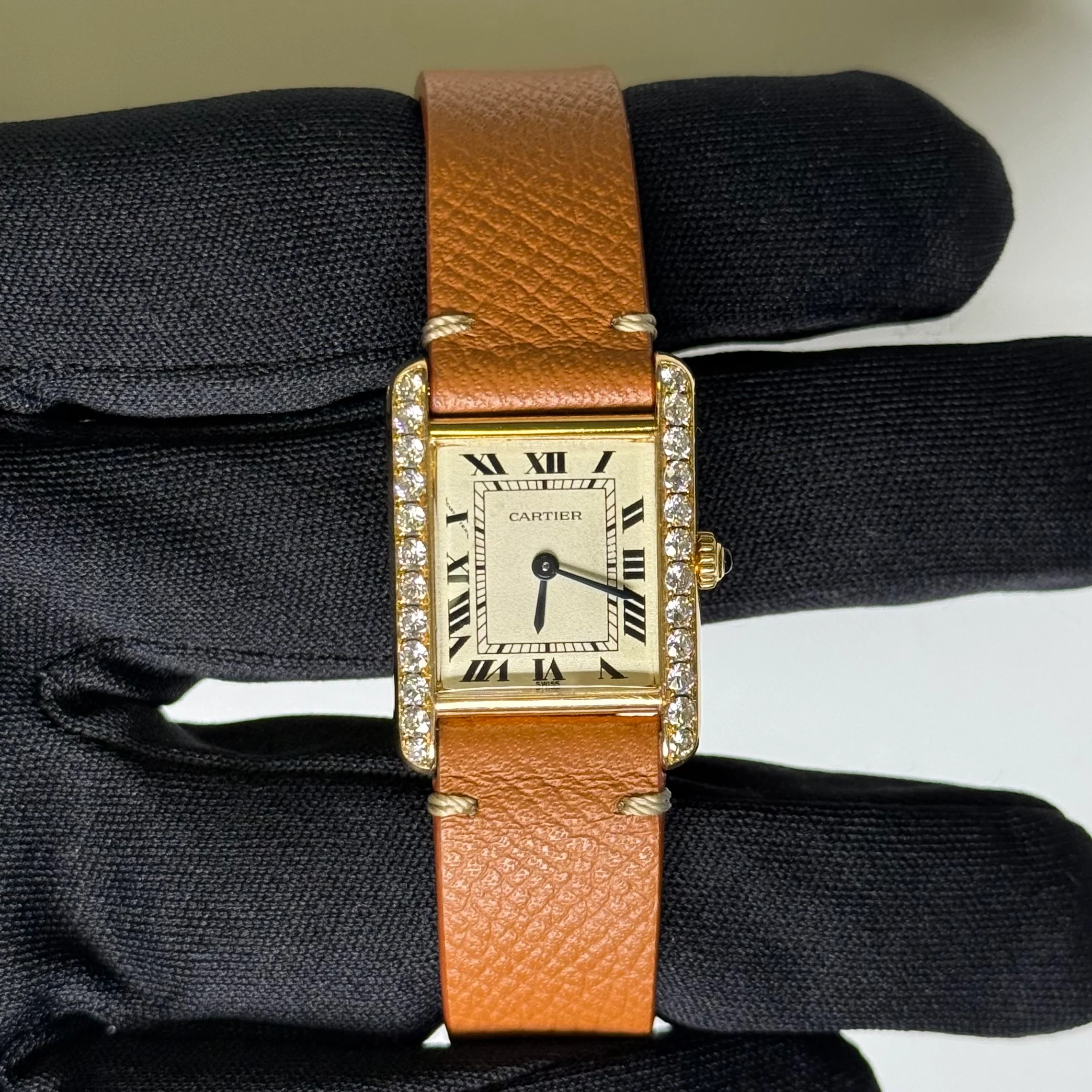 Cartier Tank 21mm White Dial Watch Ref# TANK - Image 2