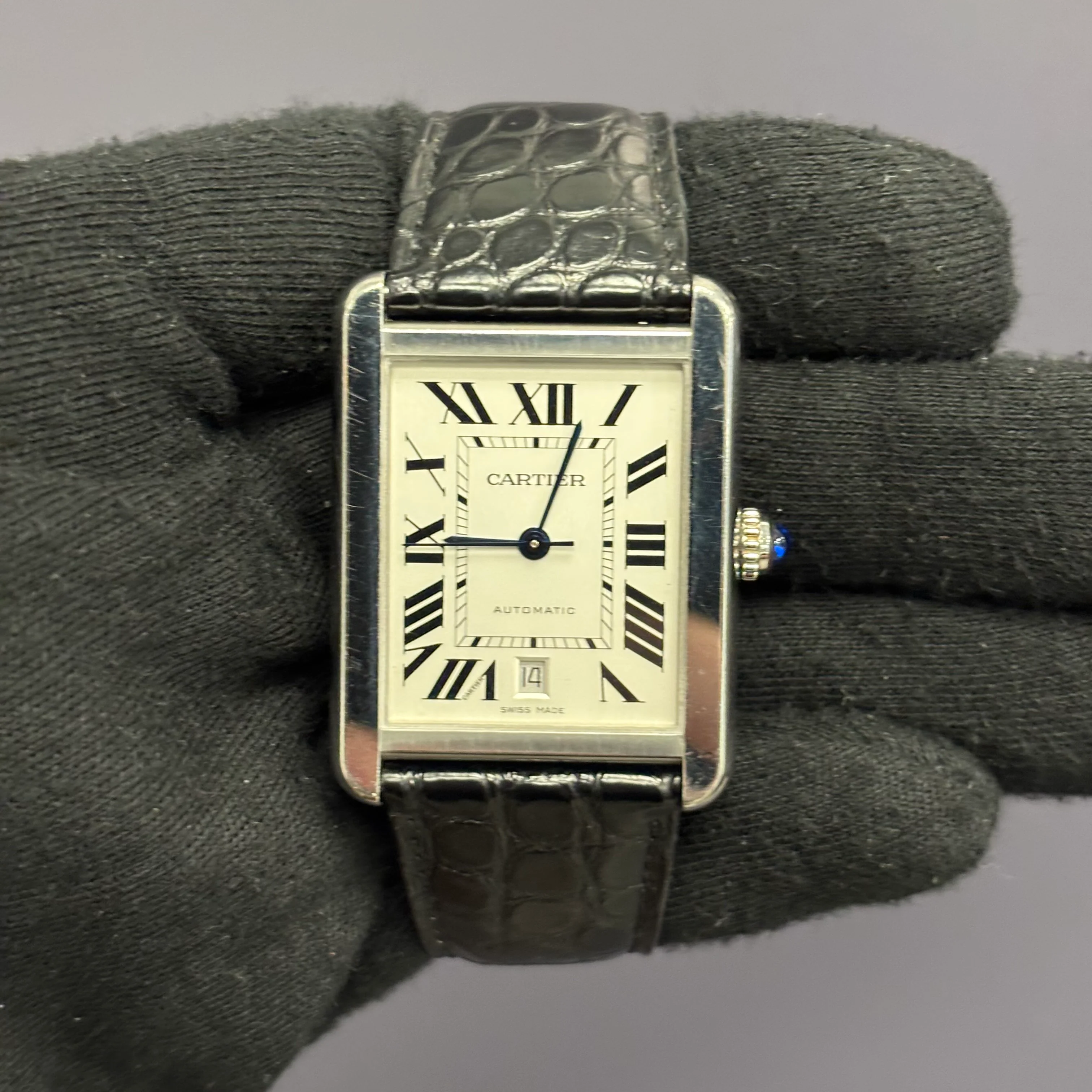 Cartier Tank 31mm White Dial Watch Ref# W5200027 - Image 2