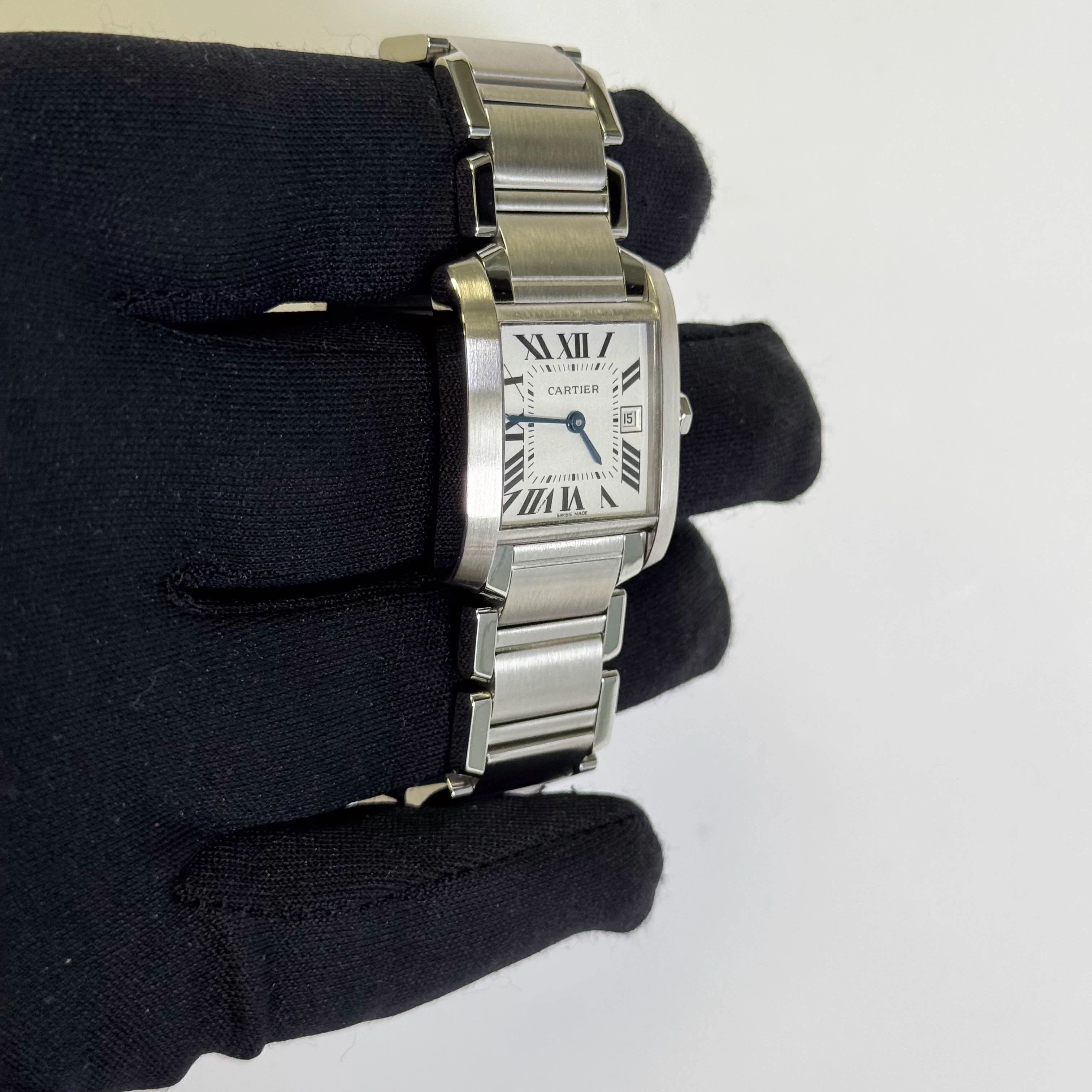 Cartier Tank 25mm White Dial Watch Ref# W51011Q3 - Image 3