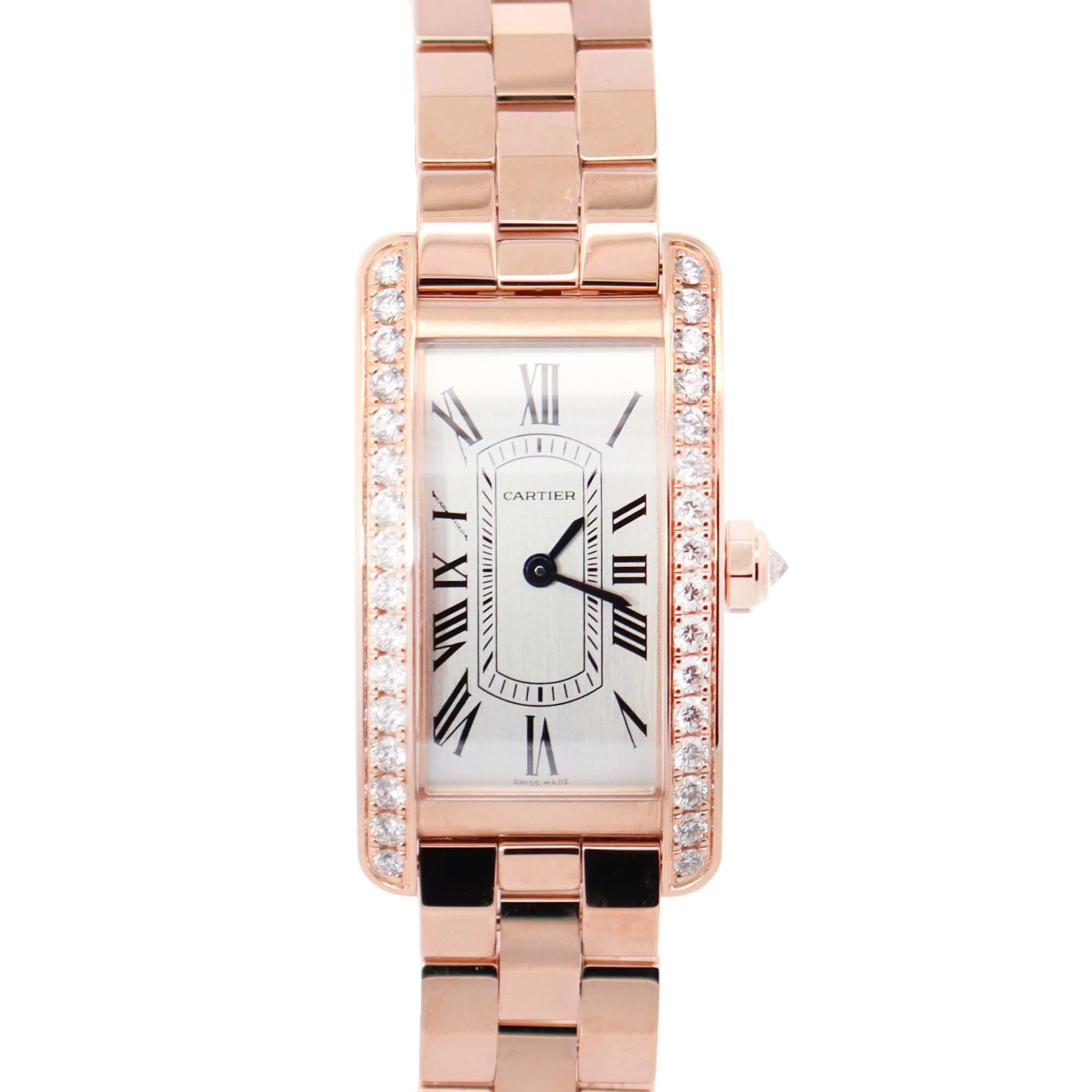 Cartier Tank 19mm Silver Dial Watch Ref# WJTA0056