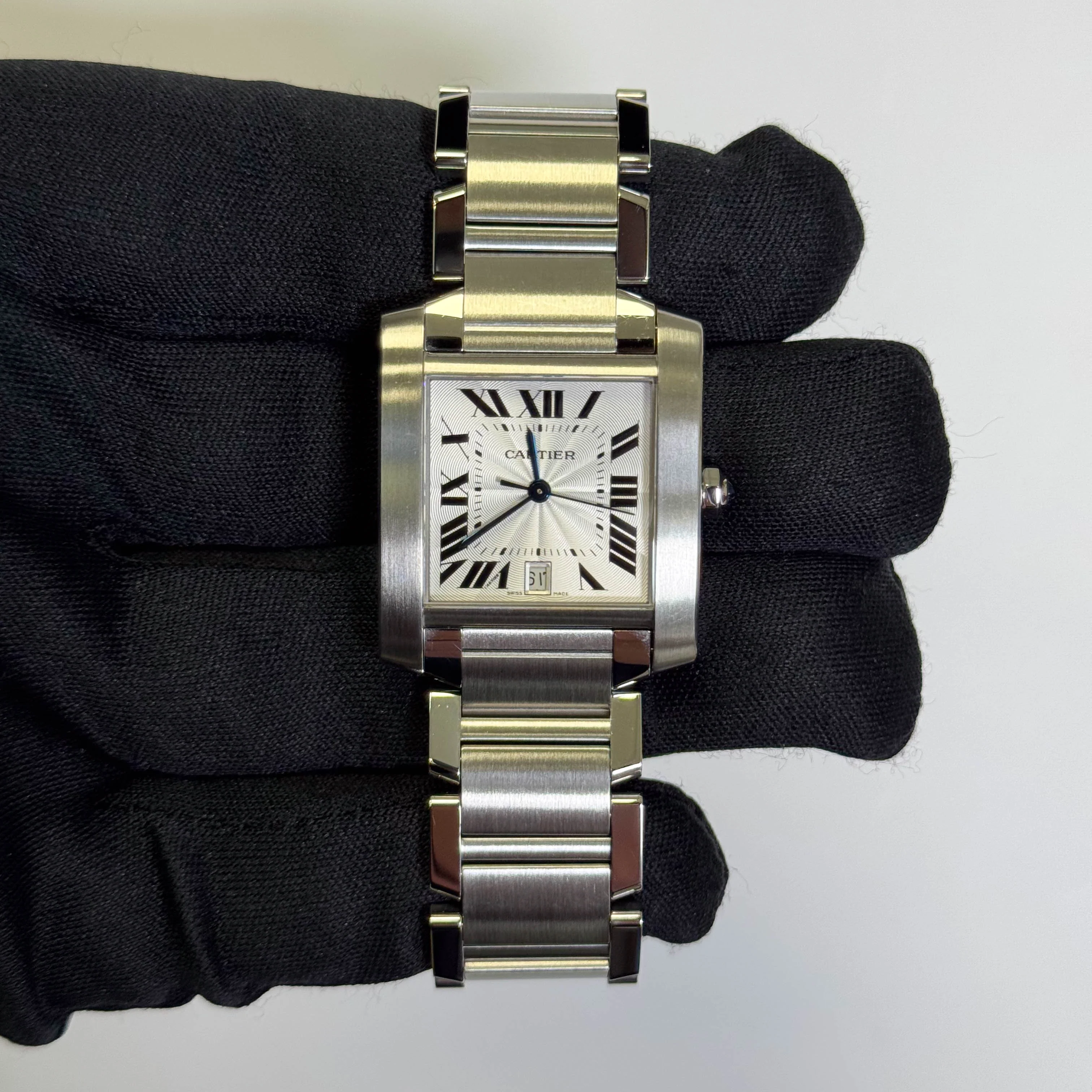 Cartier Tank 28mm White Dial Watch Ref# W51002Q3 - Image 2