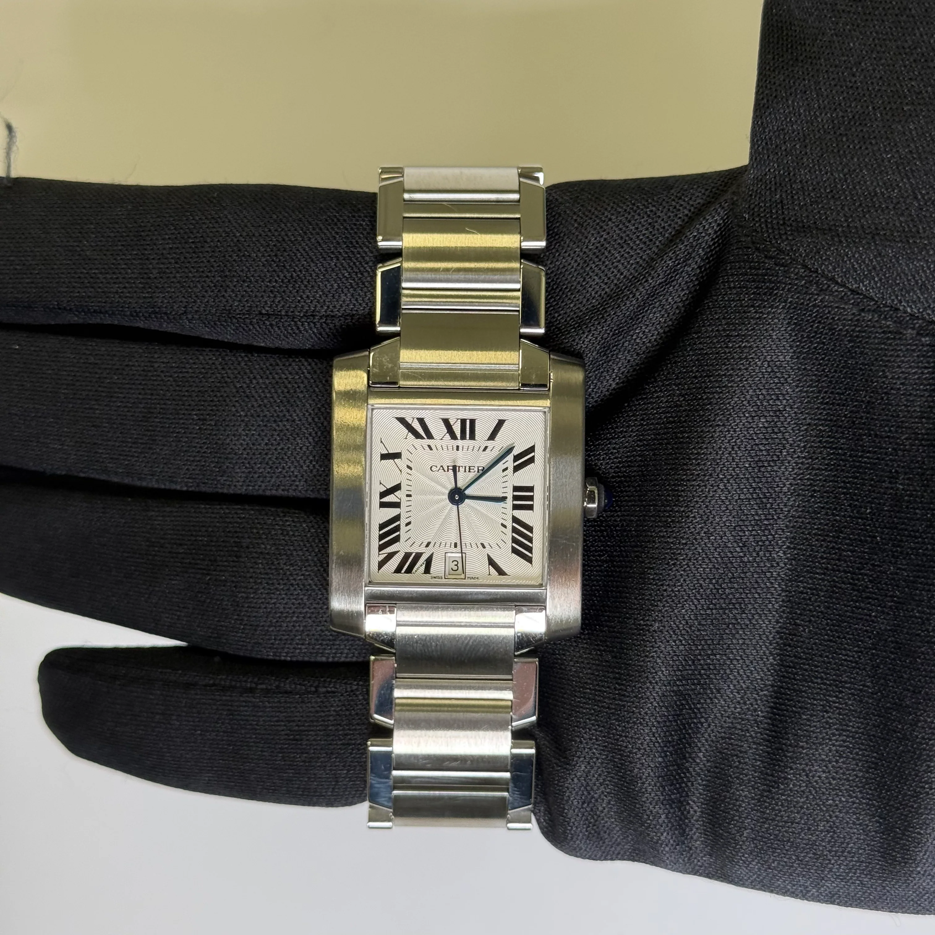 Cartier Tank 28mm White Dial Watch Ref# W51002Q3 - Image 2