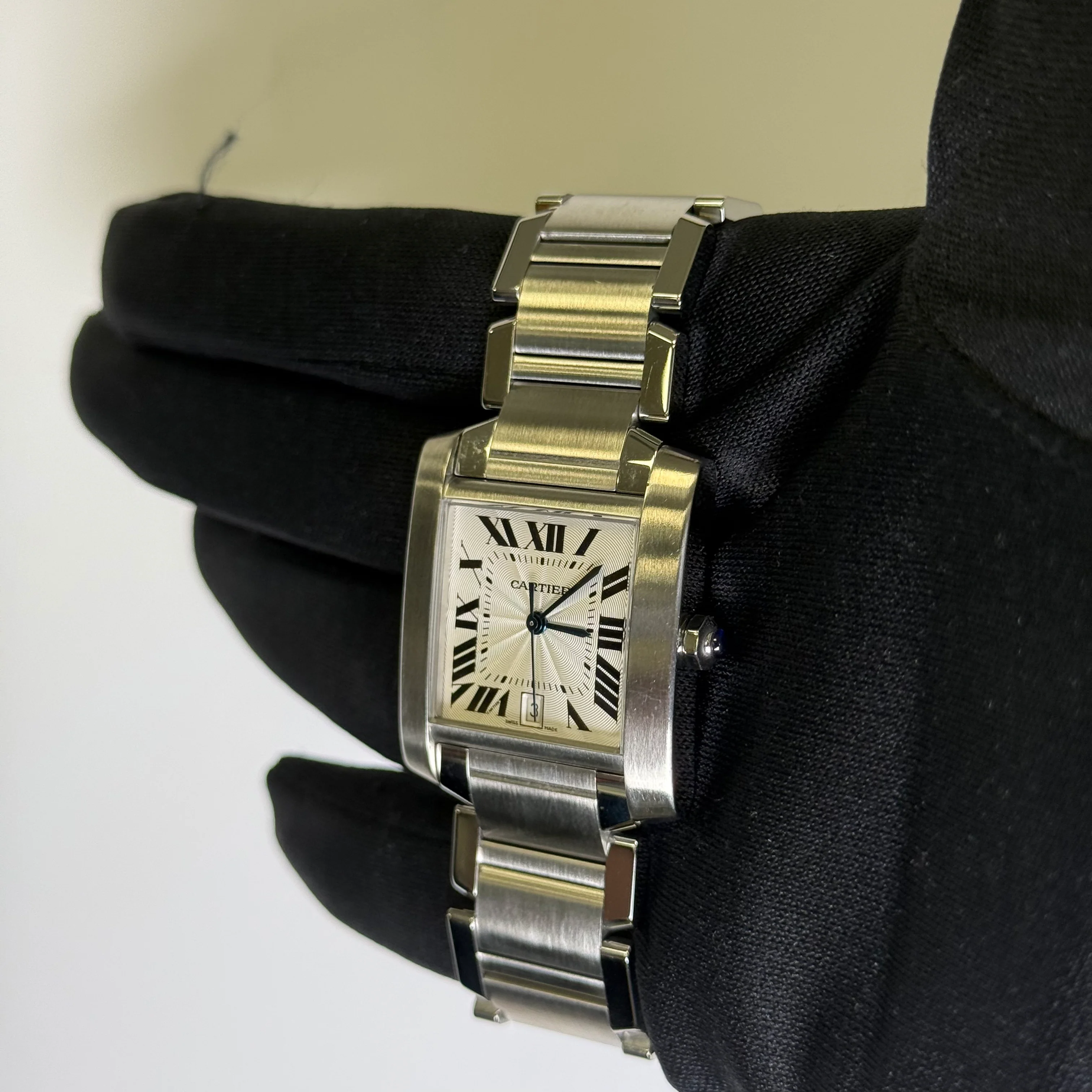 Cartier Tank 28mm White Dial Watch Ref# W51002Q3 - Image 3