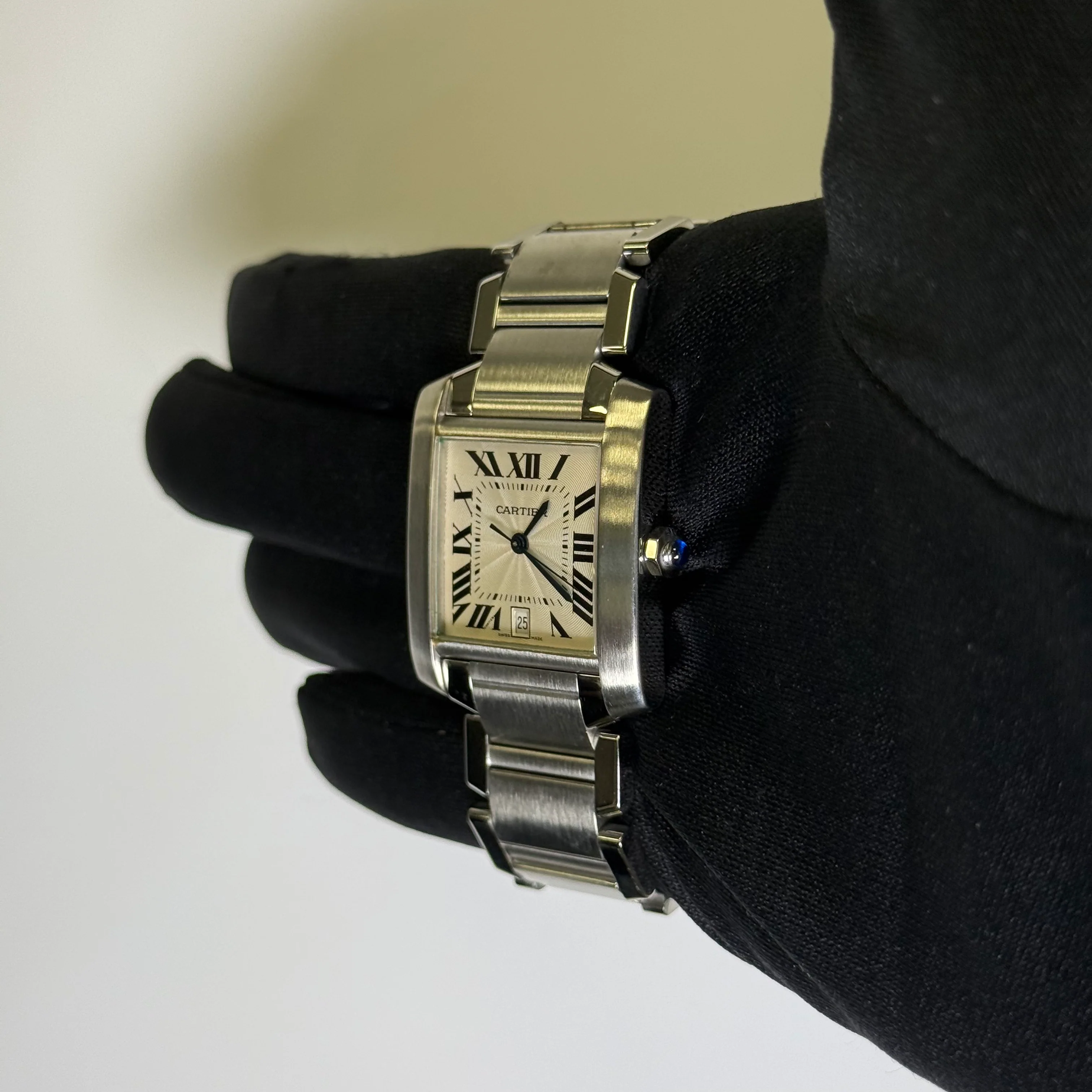 Cartier Tank 28mm White Dial Watch Ref# W51002Q3 - Image 3
