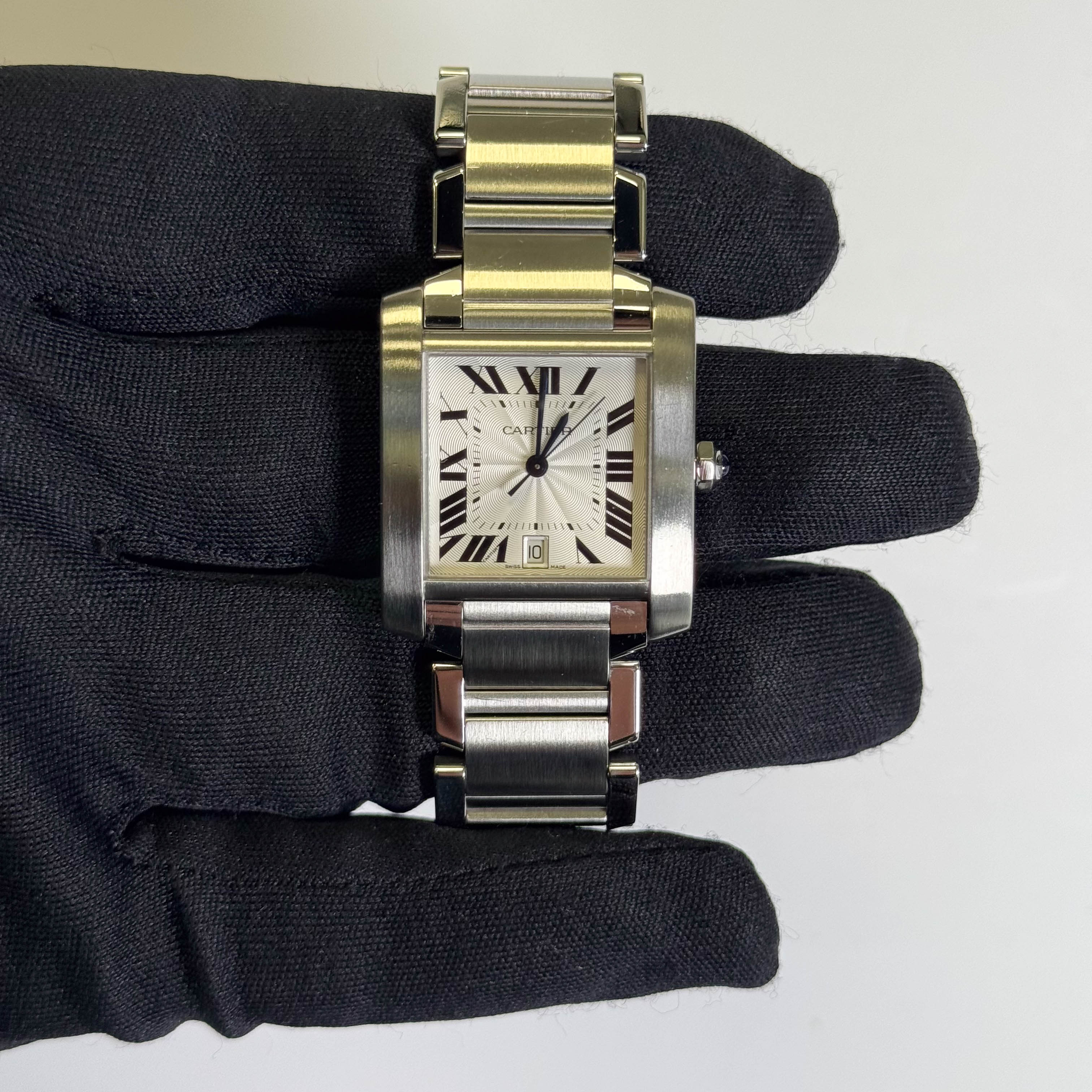Cartier Tank 28mm White Dial Watch Ref# WA51002Q3 - Image 2