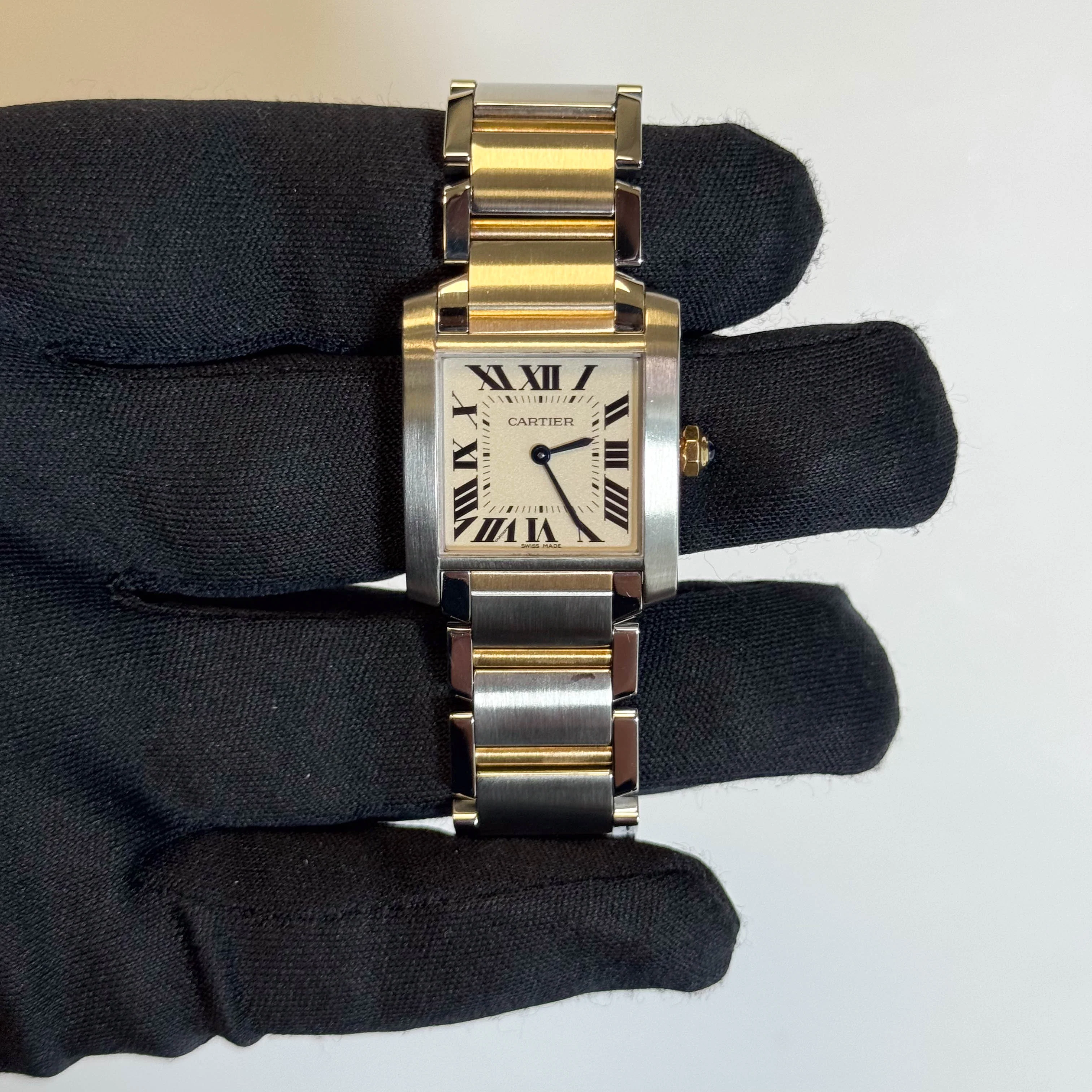 Cartier Tank 30mm Ivory Dial Watch Ref# W2TA0003 - Image 2