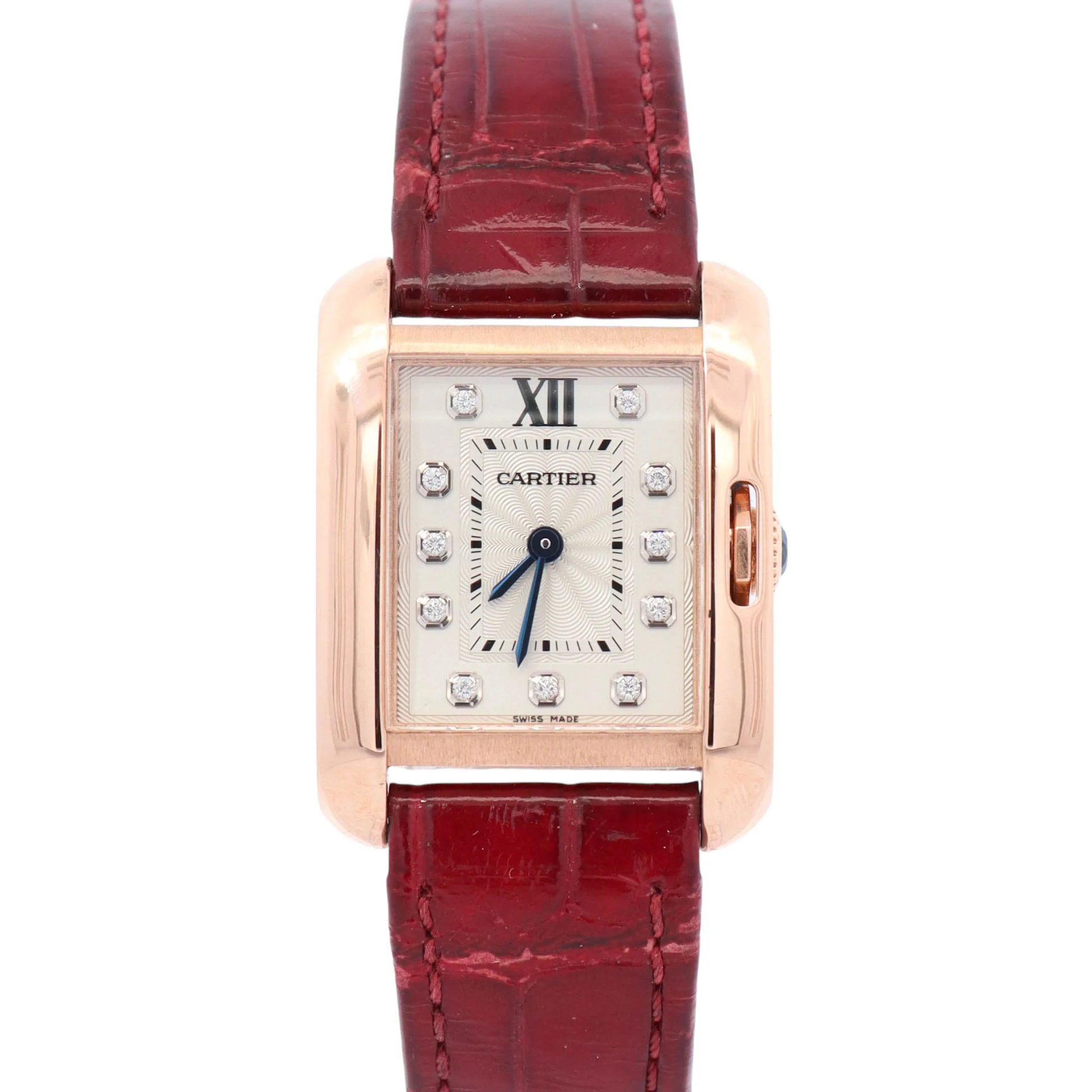 Cartier Tank 22mm Silver Dial Watch Ref# WJTA0007 - Image 2