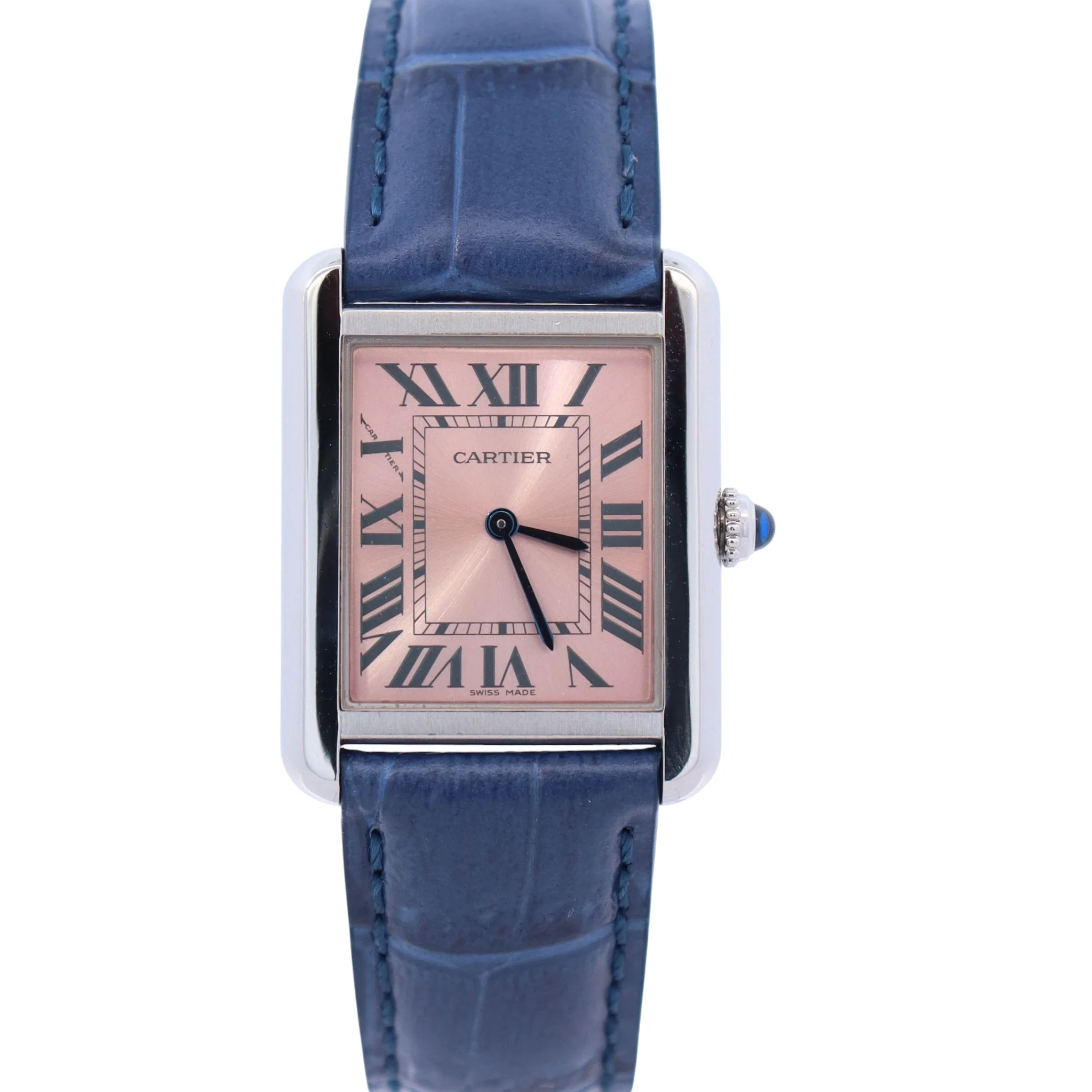 Cartier Tank 31mm Pink Dial Watch Ref# W5200000