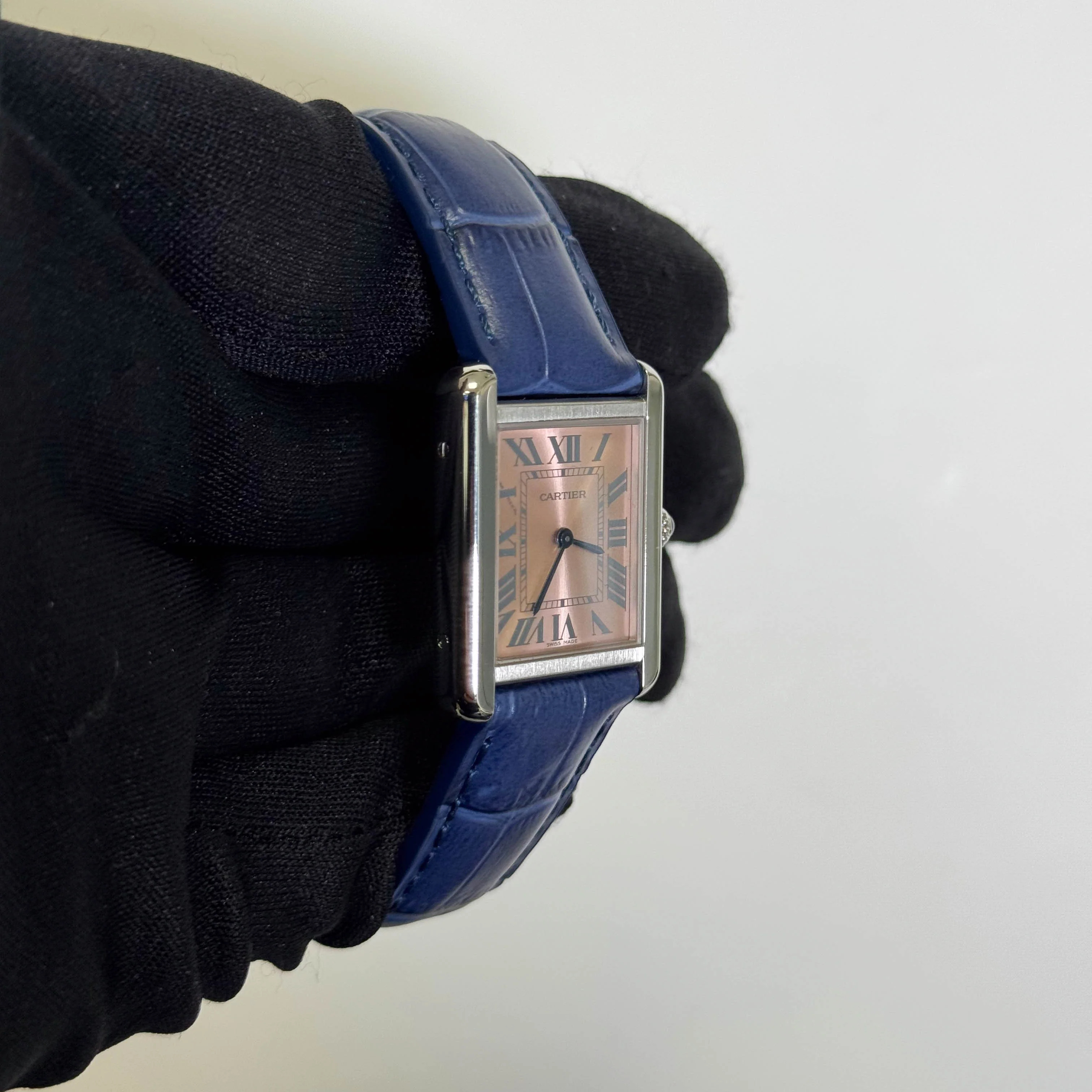 Cartier Tank 31mm Pink Dial Watch Ref# W5200000 - Image 3