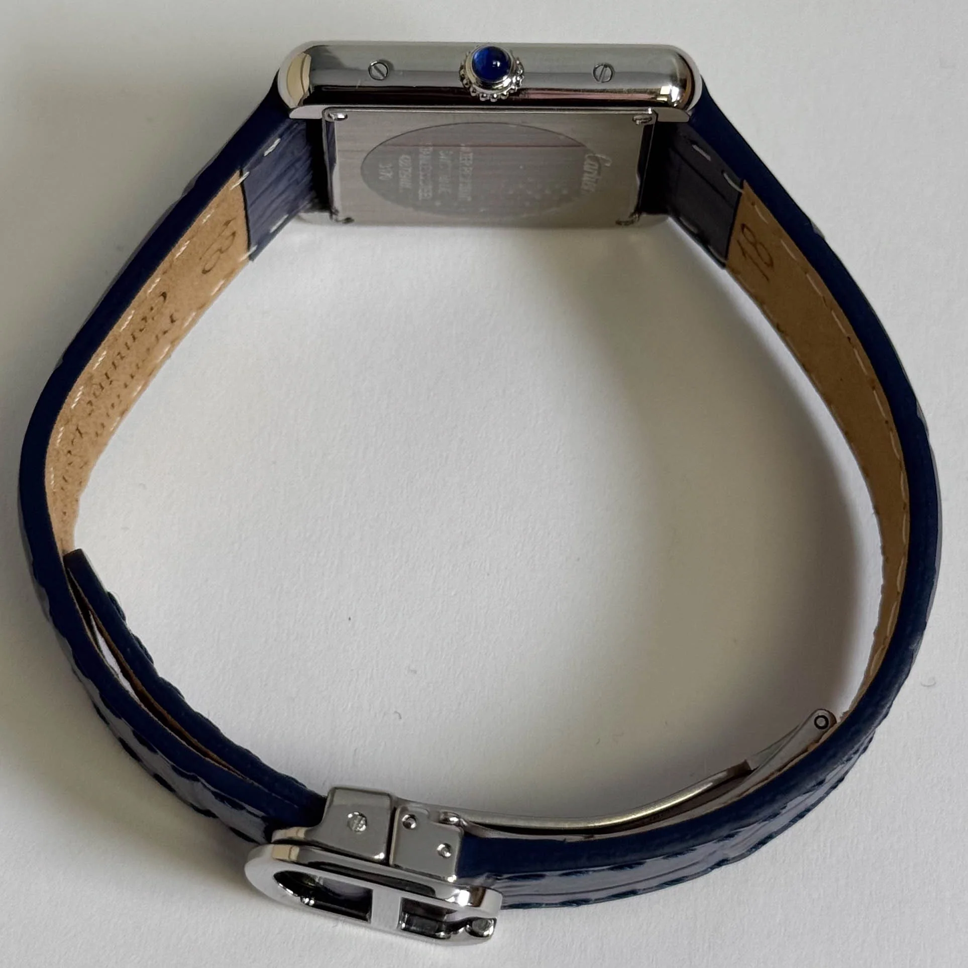 Cartier Tank 31mm Pink Dial Watch Ref# W5200000 - Image 5