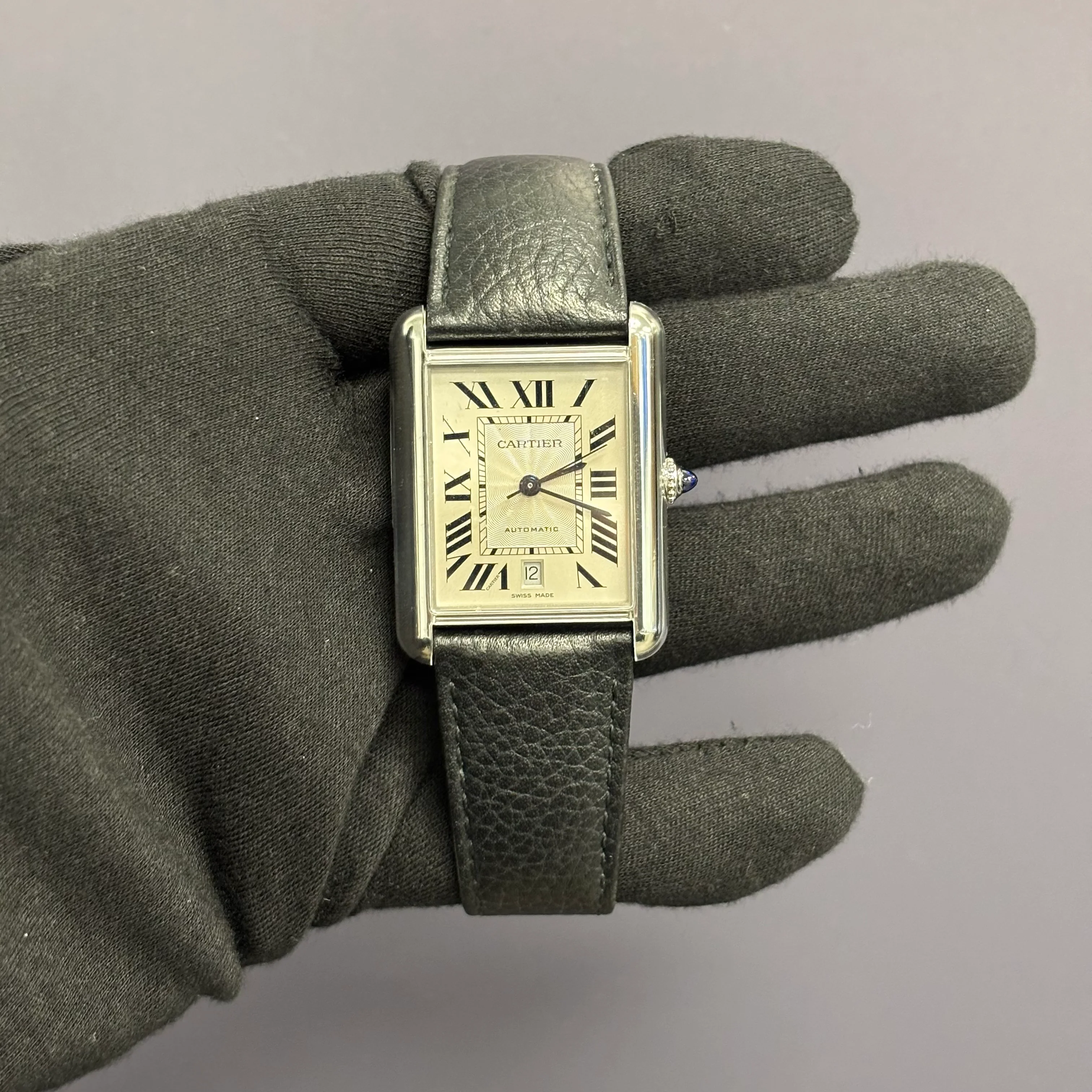 Cartier Tank 31mm Silver Dial Watch Ref# WSTA0040 - Image 2