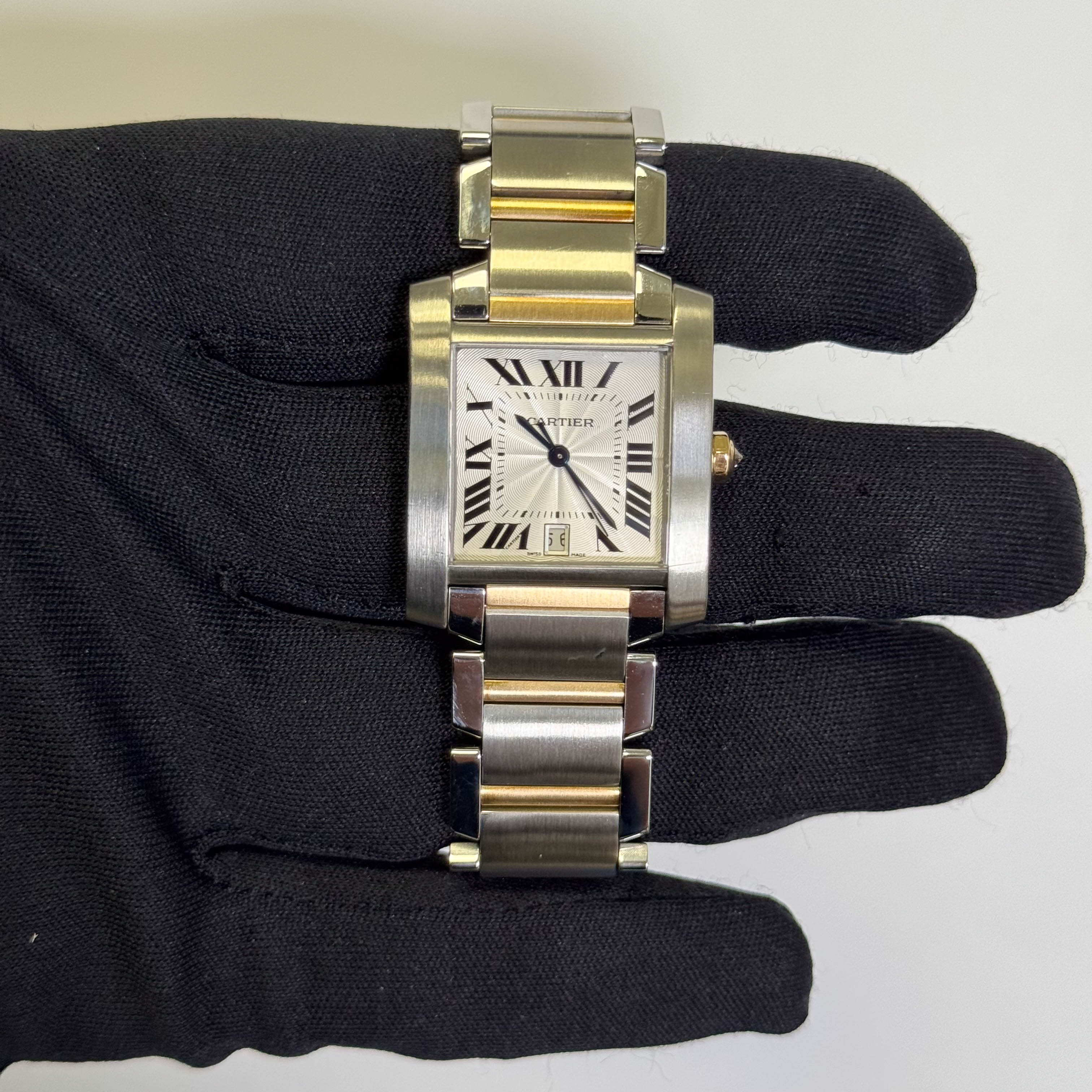 Cartier Tank Francaise 25mm Ivory Dial Ref#W51005Q4 - Image 2