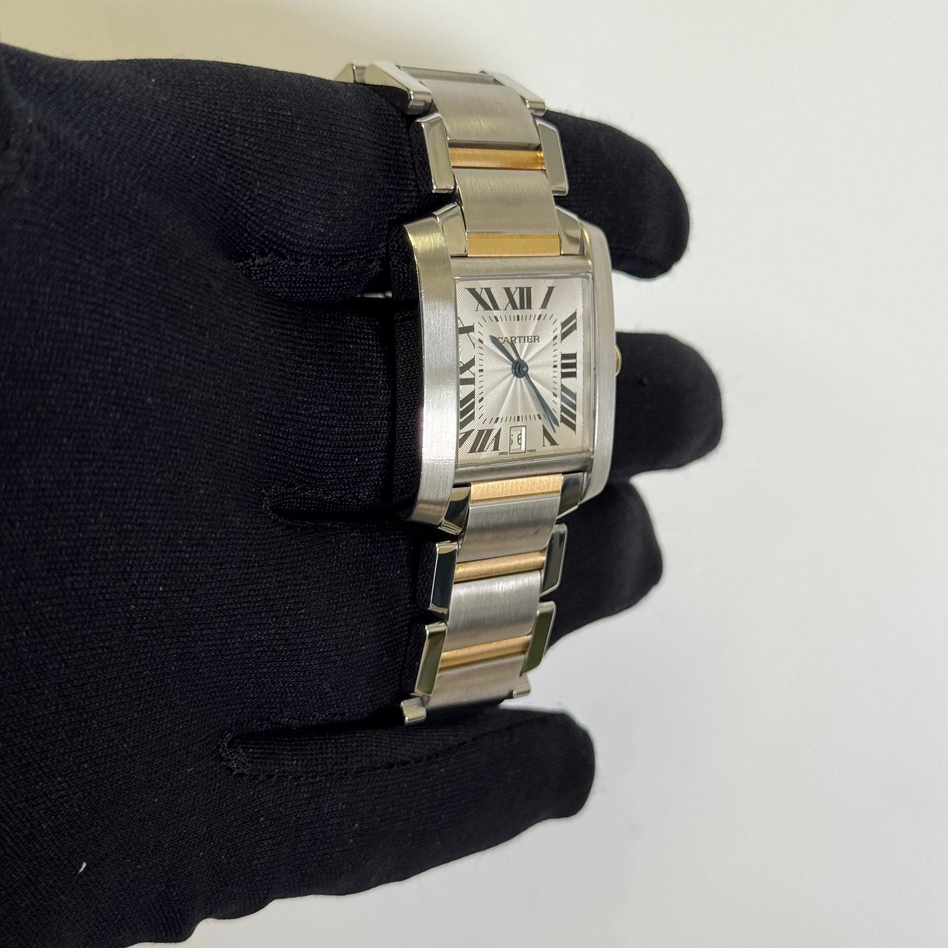 Cartier Tank Francaise 25mm Ivory Dial Ref#W51005Q4 - Image 3