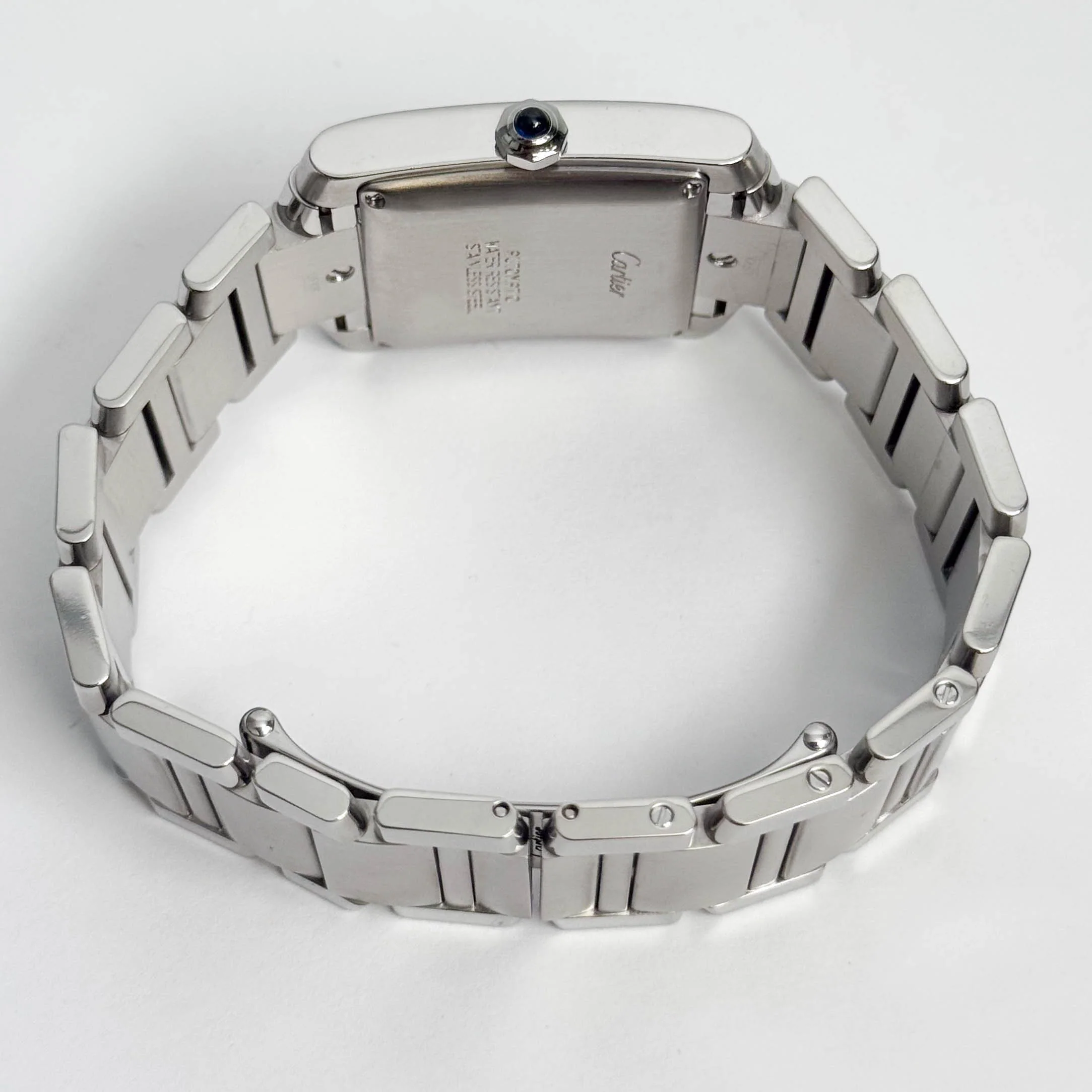 Cartier Tank Française Stainless Steel 28mm White Dial Watch Ref# W51002Q3 - Image 6