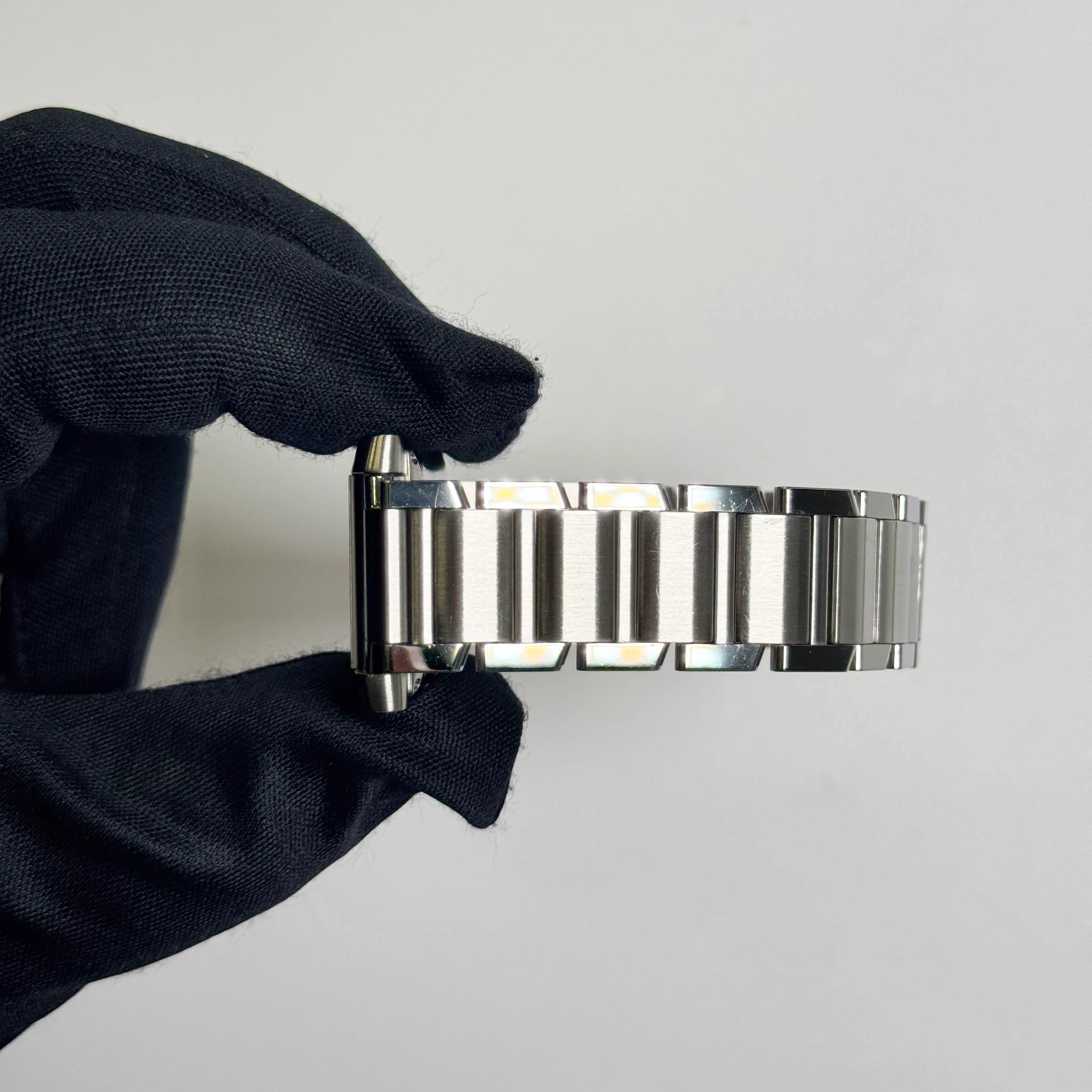 Cartier Tank Française Stainless Steel 28mm White Dial Watch Ref# W51002Q3 - Image 5