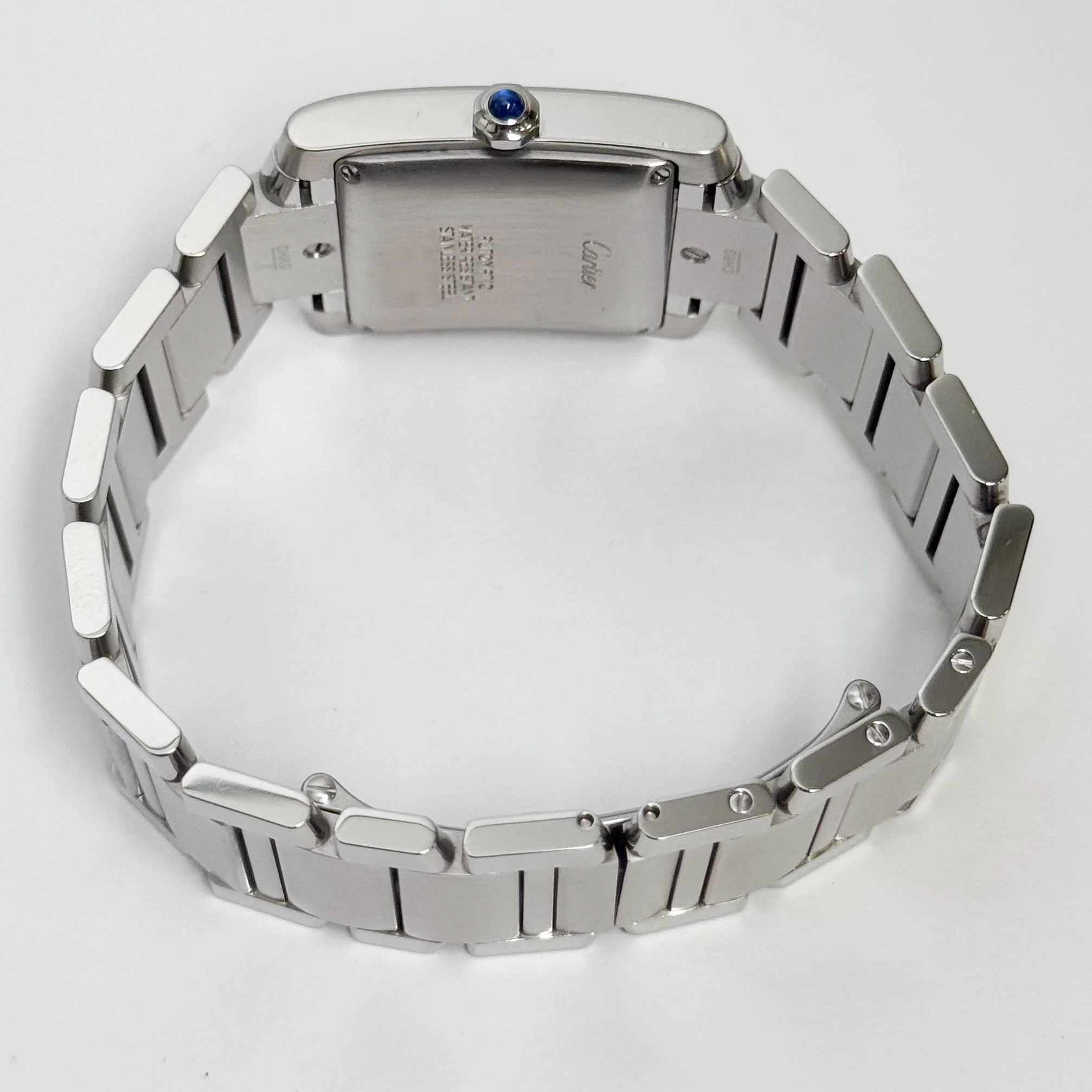 Cartier Tank Française Stainless Steel 28mm White Dial Watch Ref# W51002Q3 - Image 6