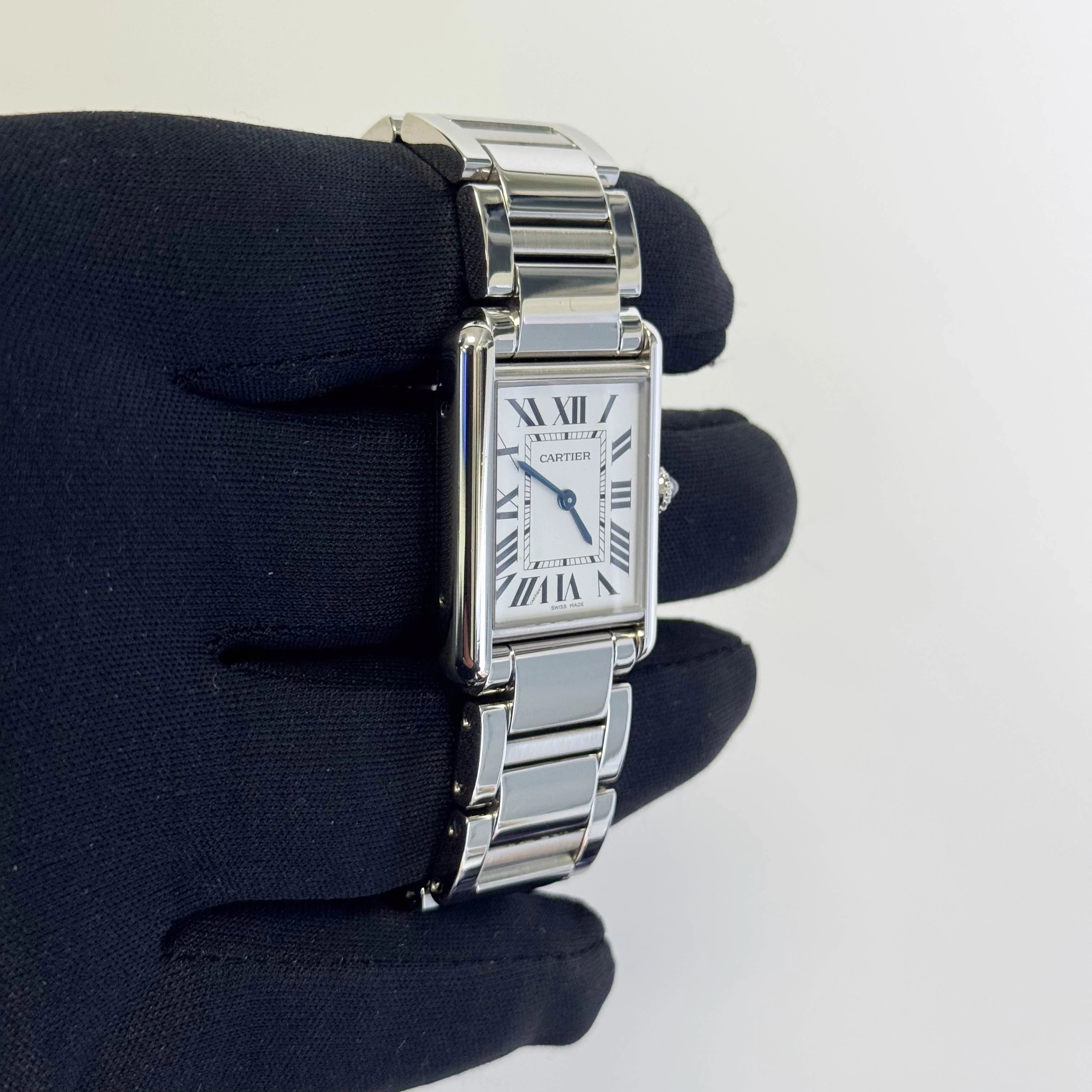 Cartier Tank Must 22mm White Roman Dial Watch Ref# WSTA0107 - Image 3