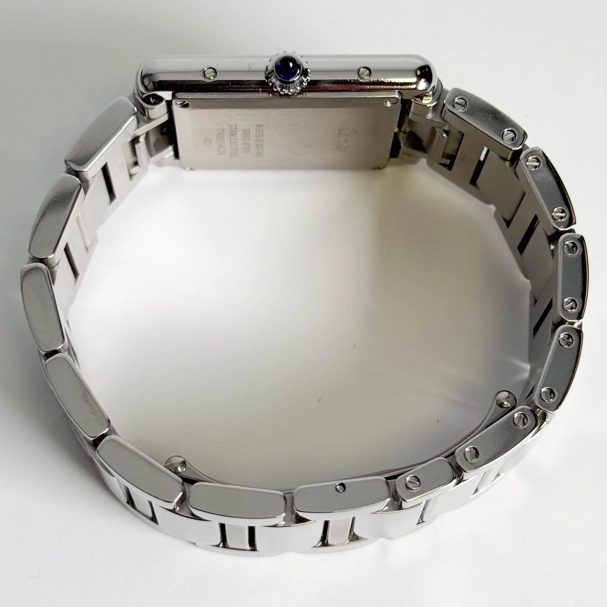 Cartier Tank Must 22mm White Roman Dial Watch Ref# WSTA0107 - Image 6