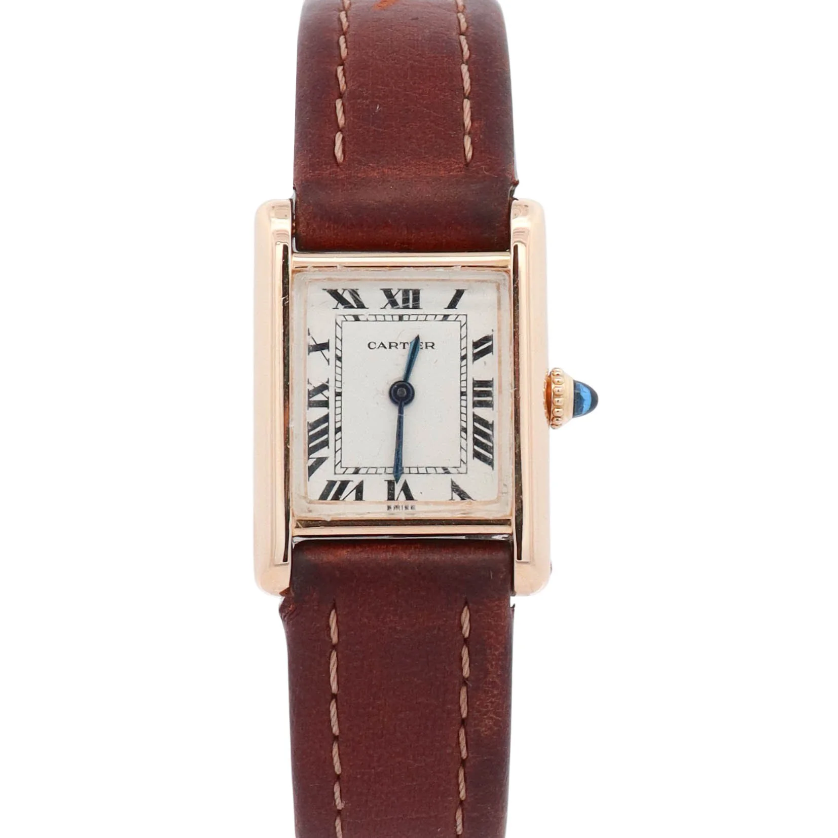 Cartier Tank Small 27mm White Dial Watch Ref# TANK