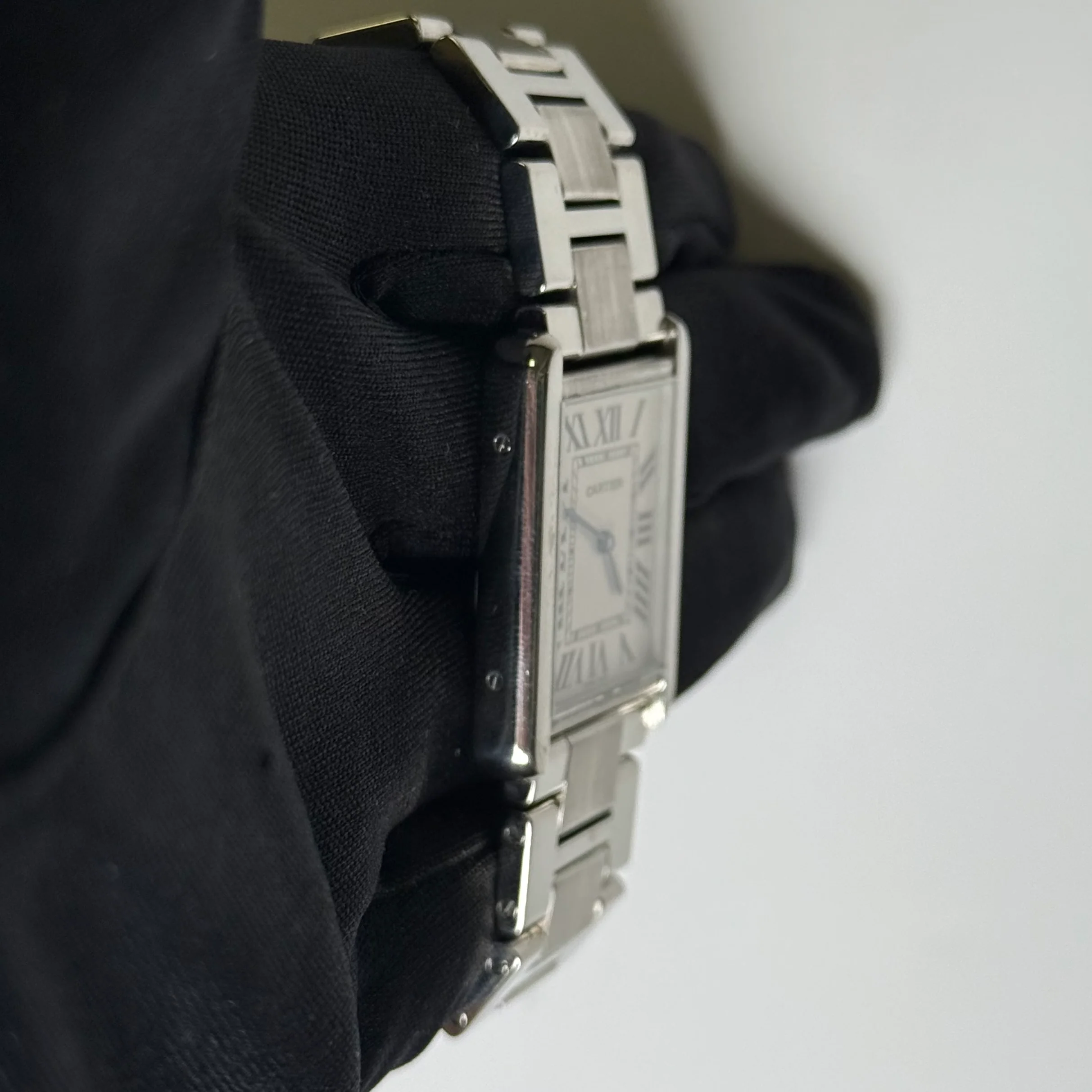 Cartier Tank Solo 34.8mm White Dial Watch Reference #W5200014 - Image 3