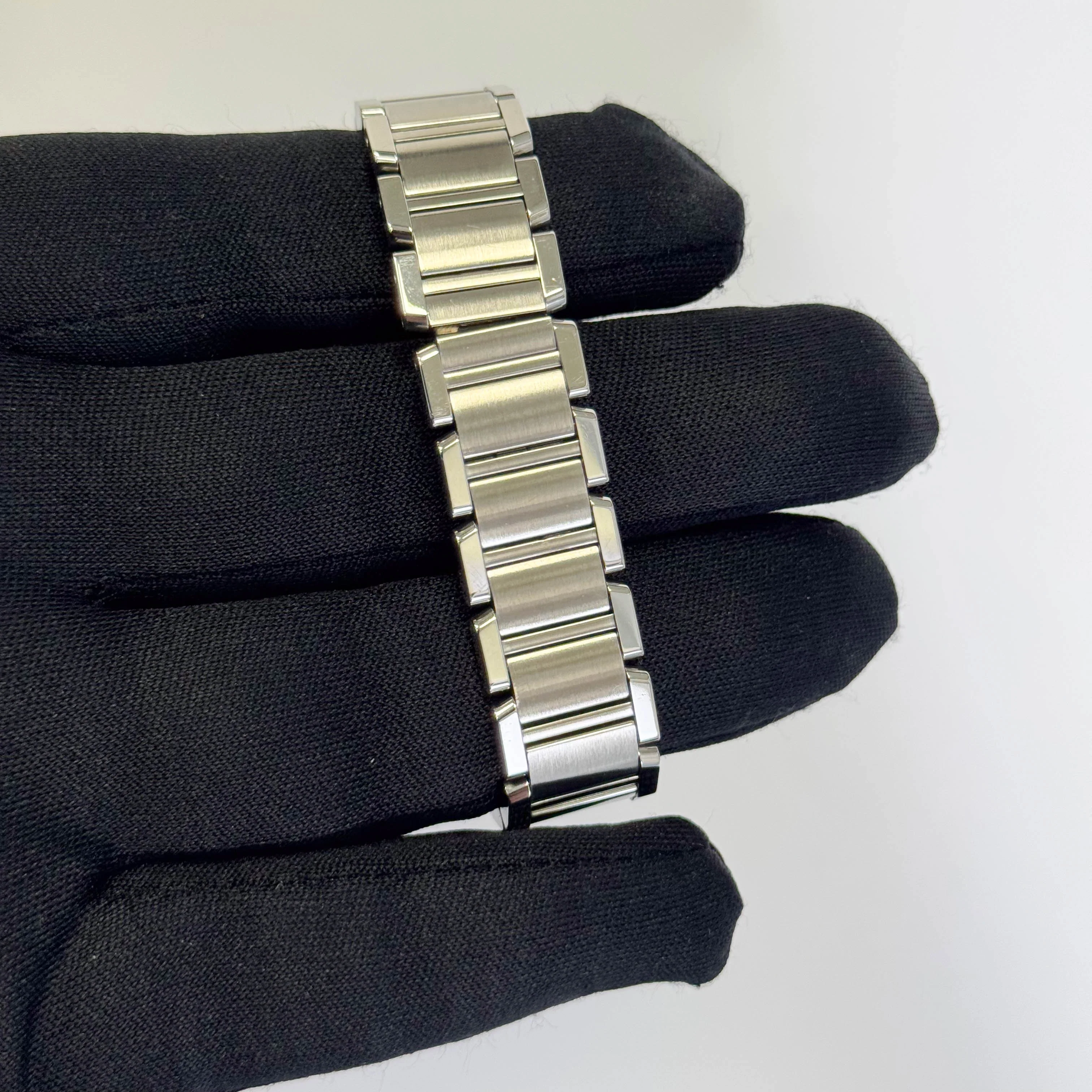 Cartier Tank Stainless Steel 20mm Ivory Dial Watch Ref# W51008Q3 - Image 4