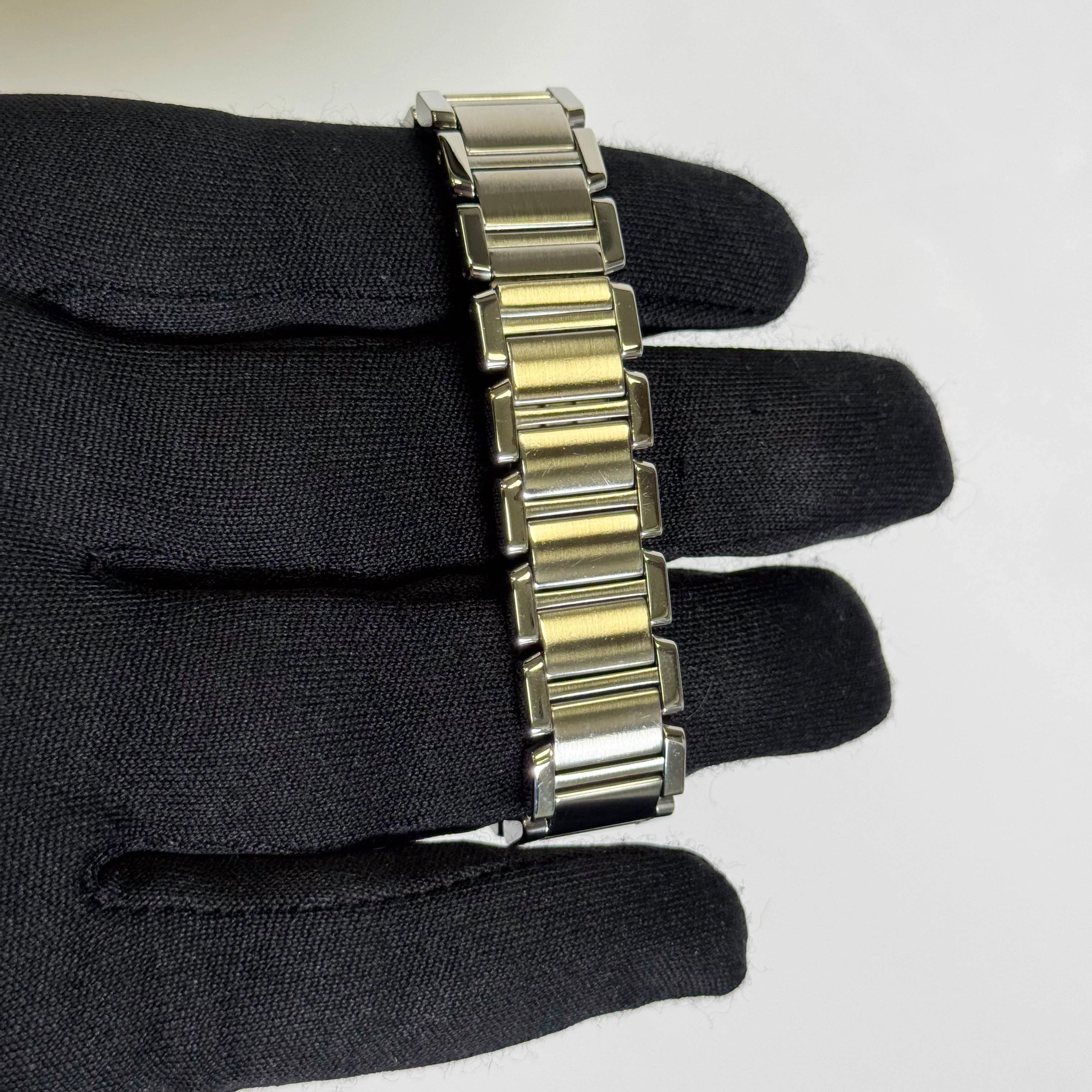 Cartier Tank Stainless Steel 20mm Ivory Dial Watch Ref# W51008Q3 - Image 4