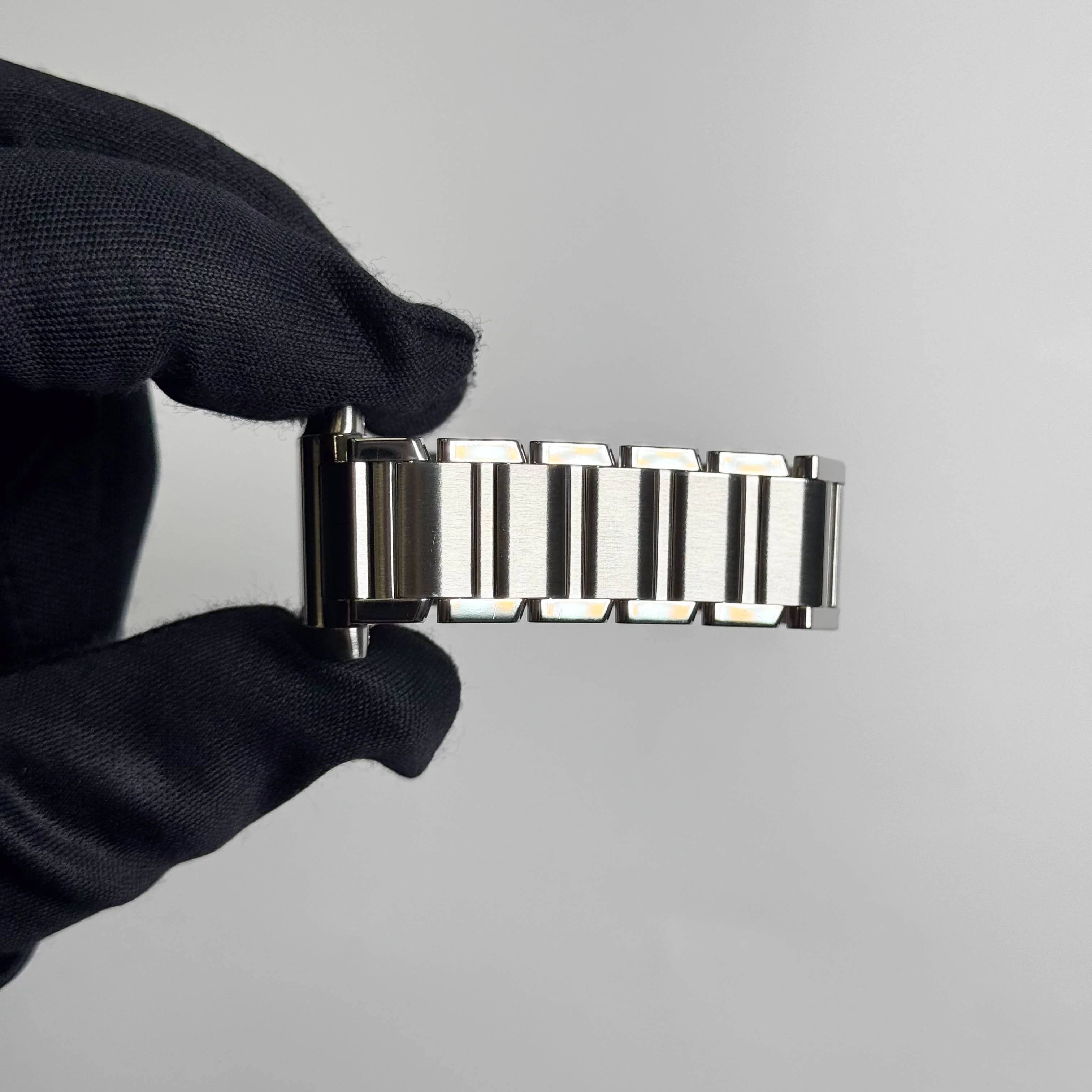 Cartier Tank Stainless Steel 25mm White/Ivory Dial Watch Ref# W51011Q3 - Image 5