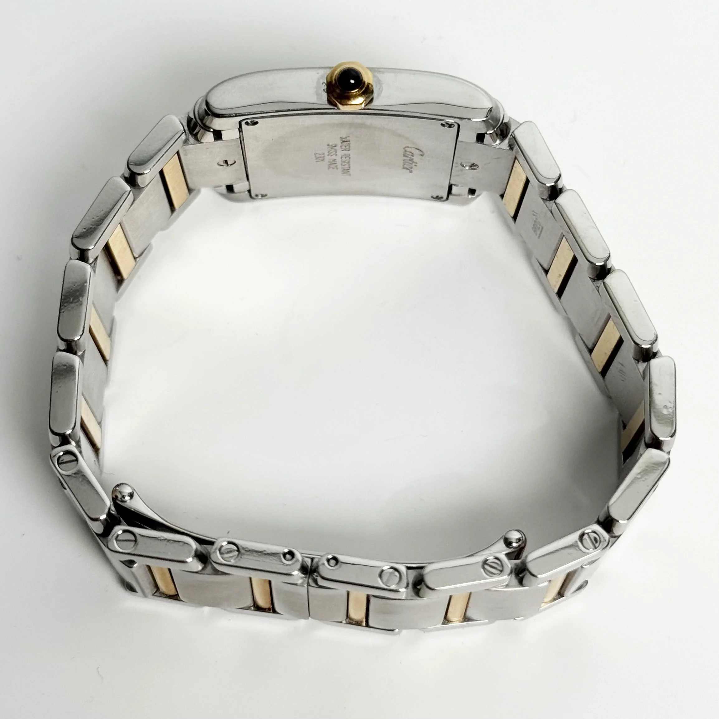 Cartier Tank Stainless Steel 25mm White Roman Dial Watch Ref# W51006Q4 - Image 6