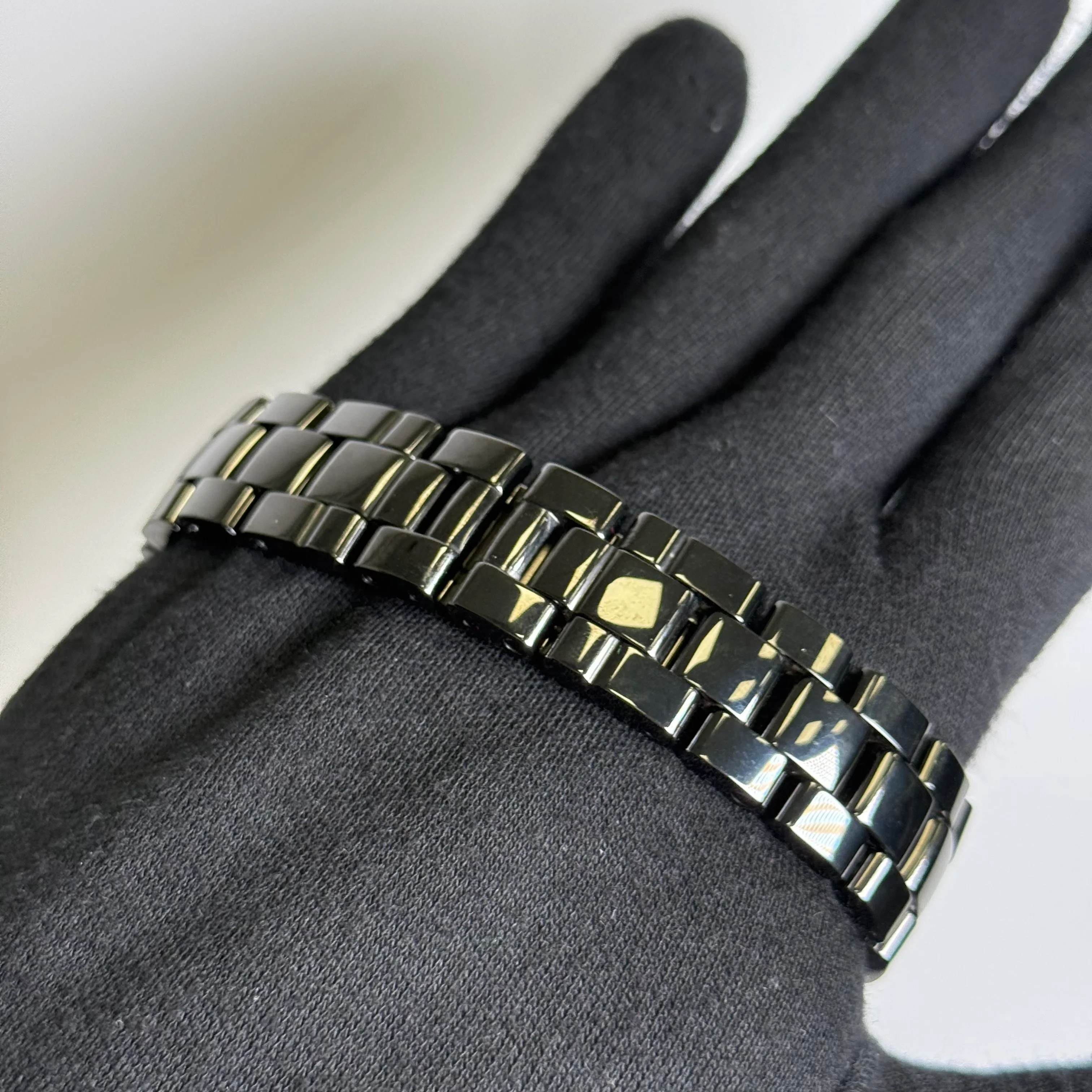 Chanel J12 41mm Black Dial Watch Ref# H0940 - Image 4