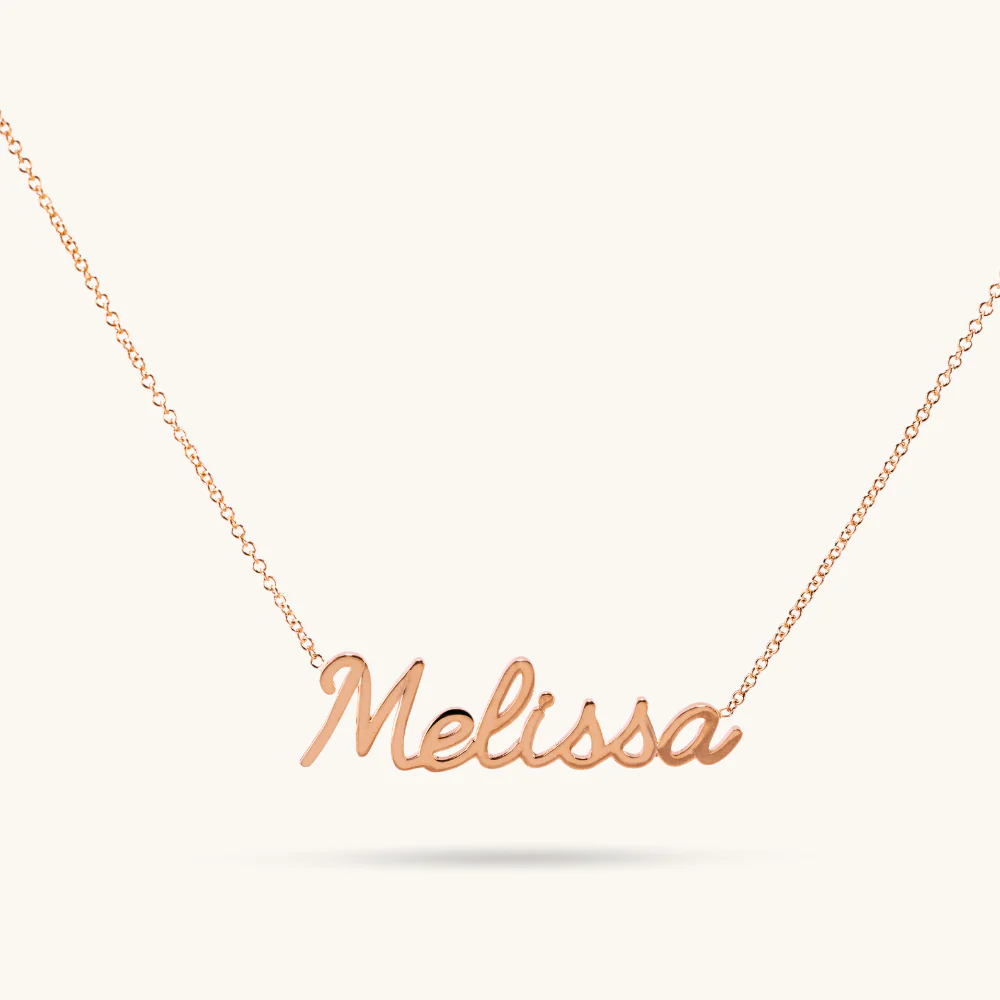 Classic Cursive Name Necklace - Image 5