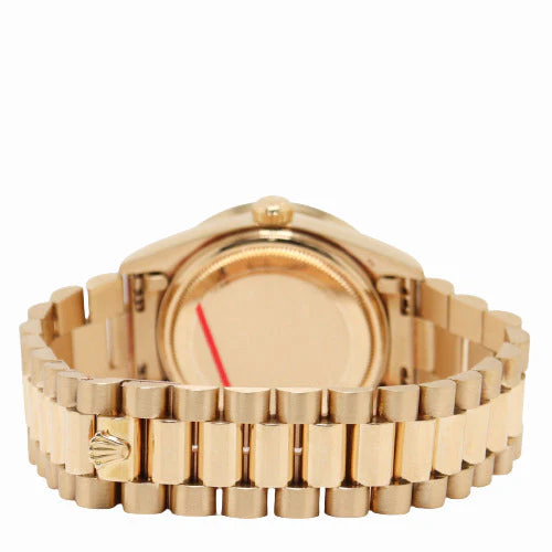Rolex Datejust Yellow Gold 36mm Factory Diamond Diamond Dial Watch Reference# 18038 - Image 4