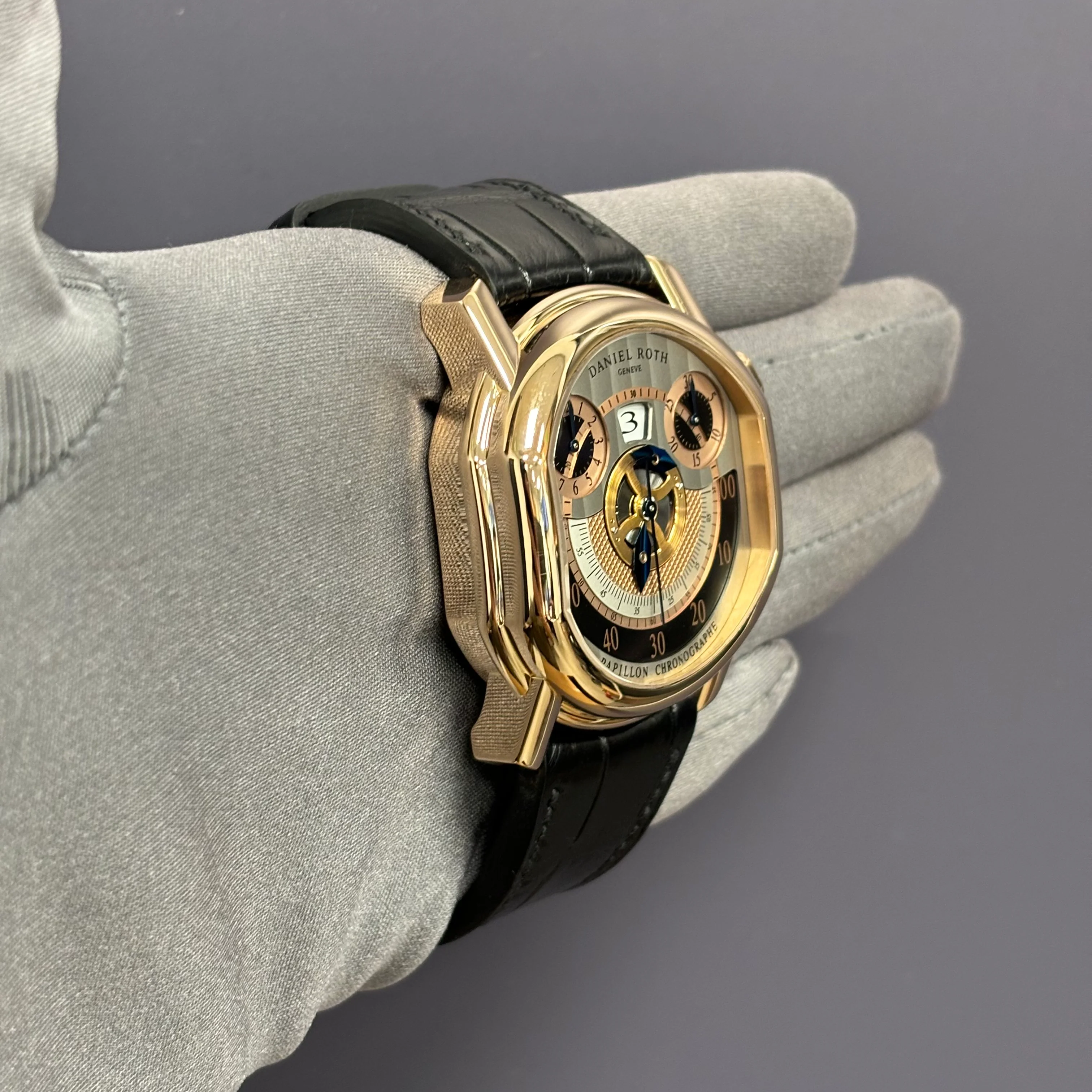 Daniel Roth Papillon 43mm Silver Dial Watch Ref# 319.Z.50.390.CB.BD - Image 3