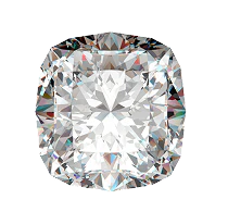 Diamond Elongated Cushion - Laboratory Grown - 3.25