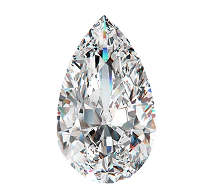 Diamond Pear - Laboratory Grown - 1.75