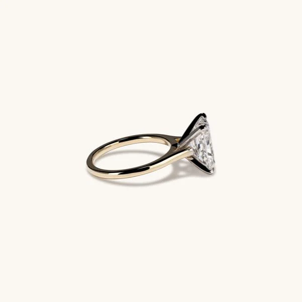 3.75 Radiant Lab Diamond Engagement Ring - Image 3