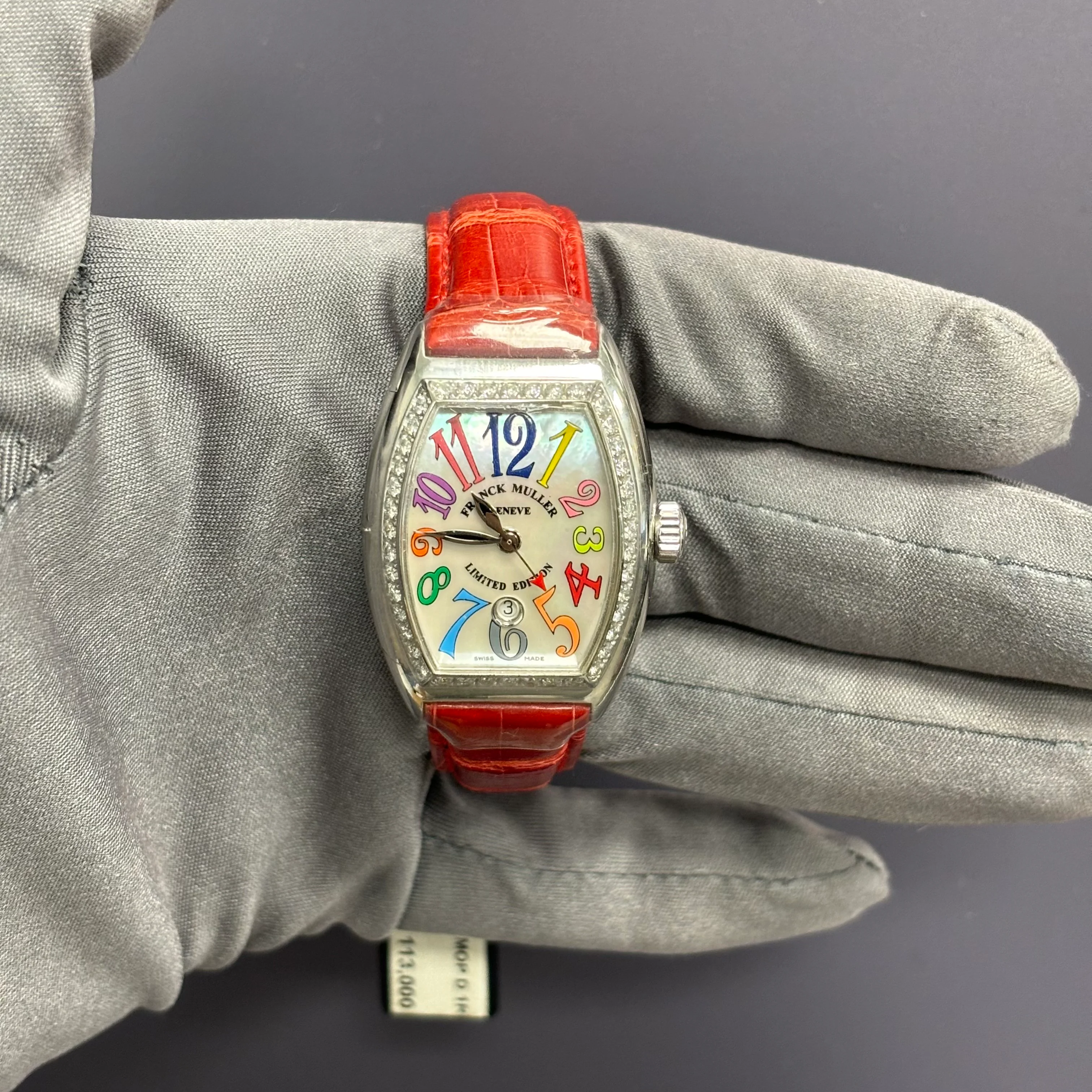 Franck Muller Cintree Curvex 28mm MOP Dial Watch Ref# 8005 L SC DT COL DRM MOP D 1R - Image 2