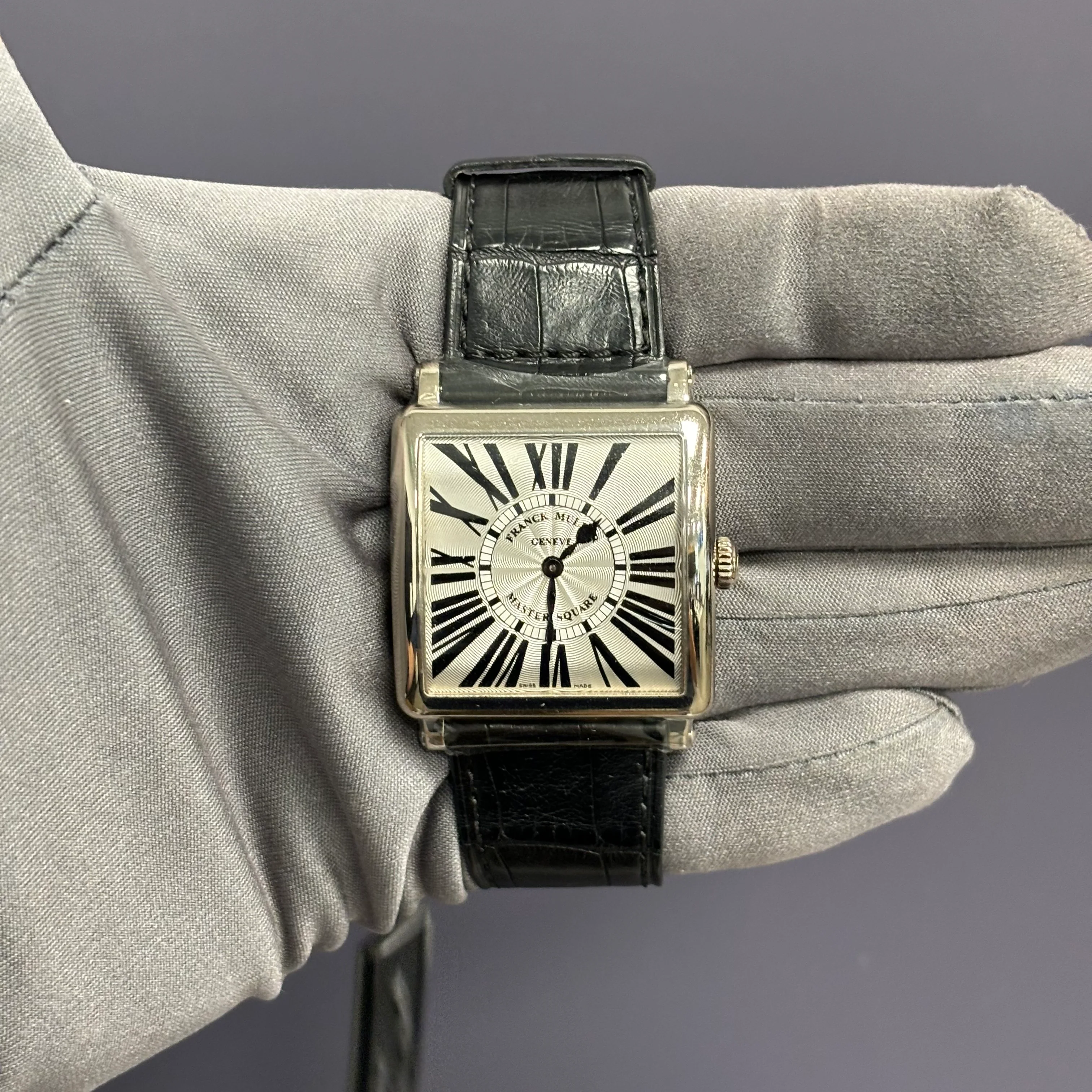 Franck Muller Master Square 33mm Silver Dial Watch Ref# 6002 M QZ R - Image 2